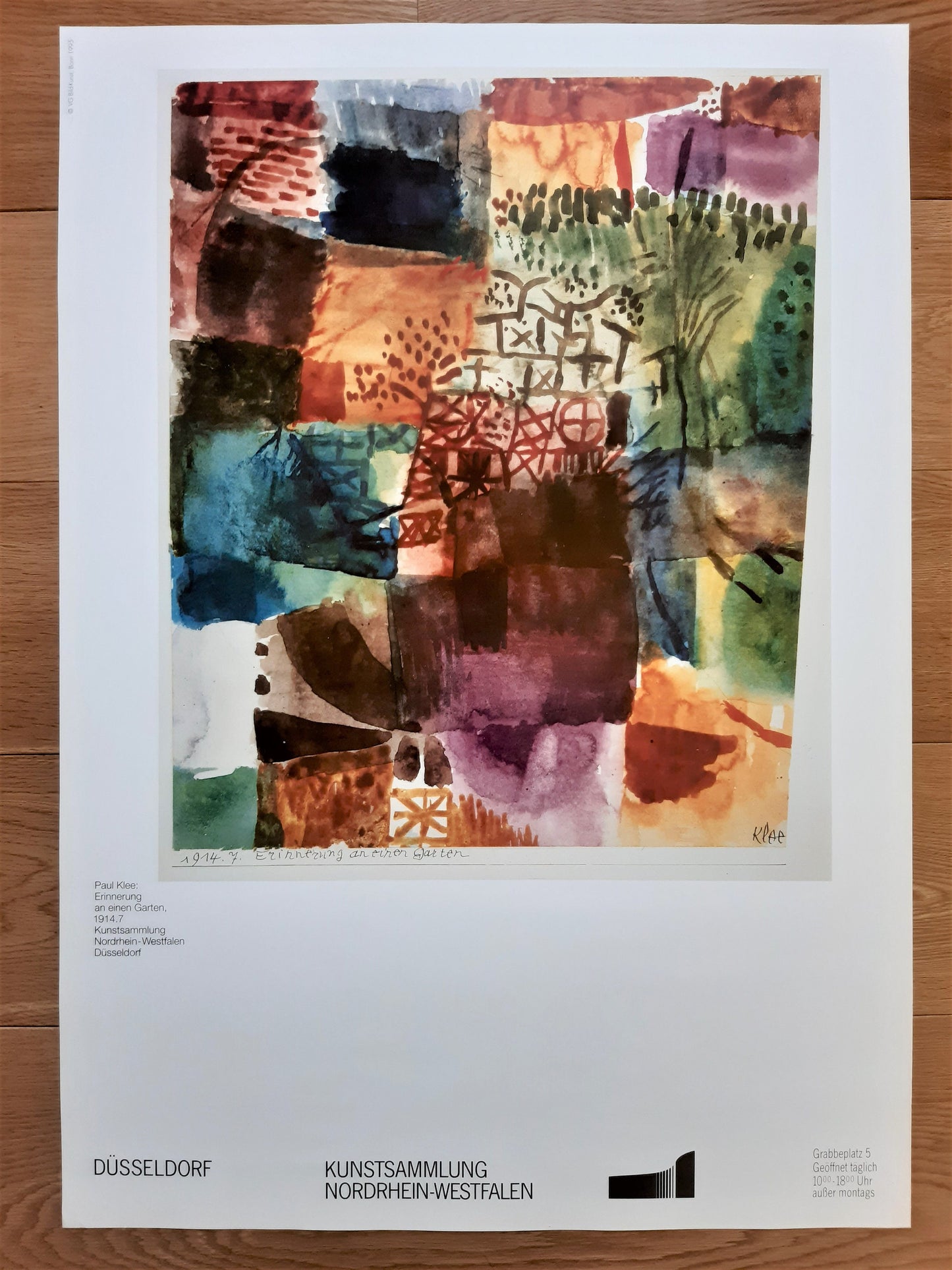 Paul Klee art museum poster - 23.4"×33.1" (59.4×84cm)