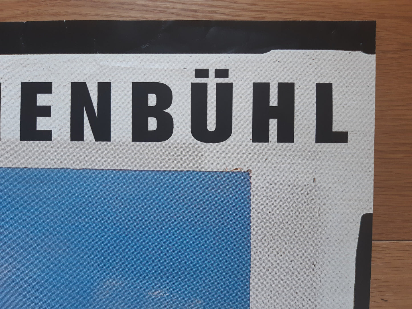 Jürg Kreienbühl art exhibition poster - 35.8"×50.4" (91×128cm)