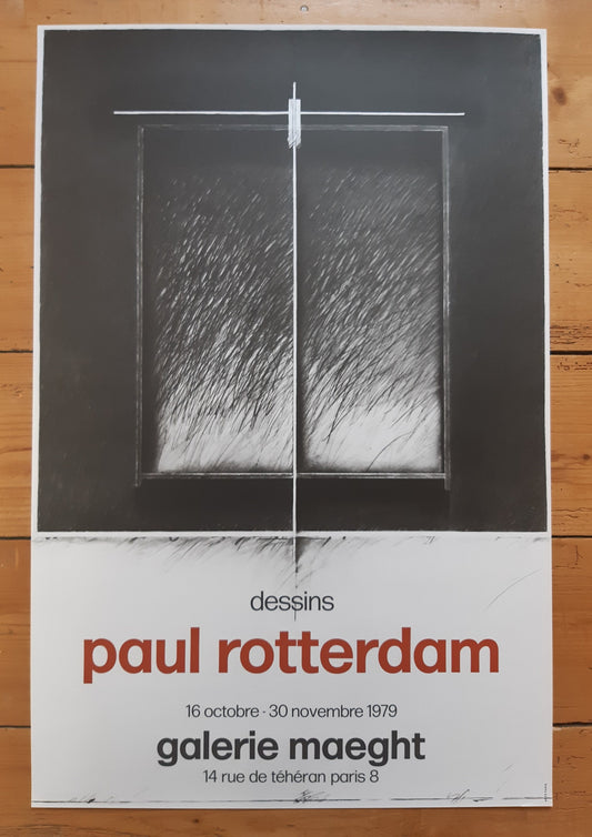 Paul Rotterdam original art exhibition poster - 19.7"×29.7" (50×75.5cm)