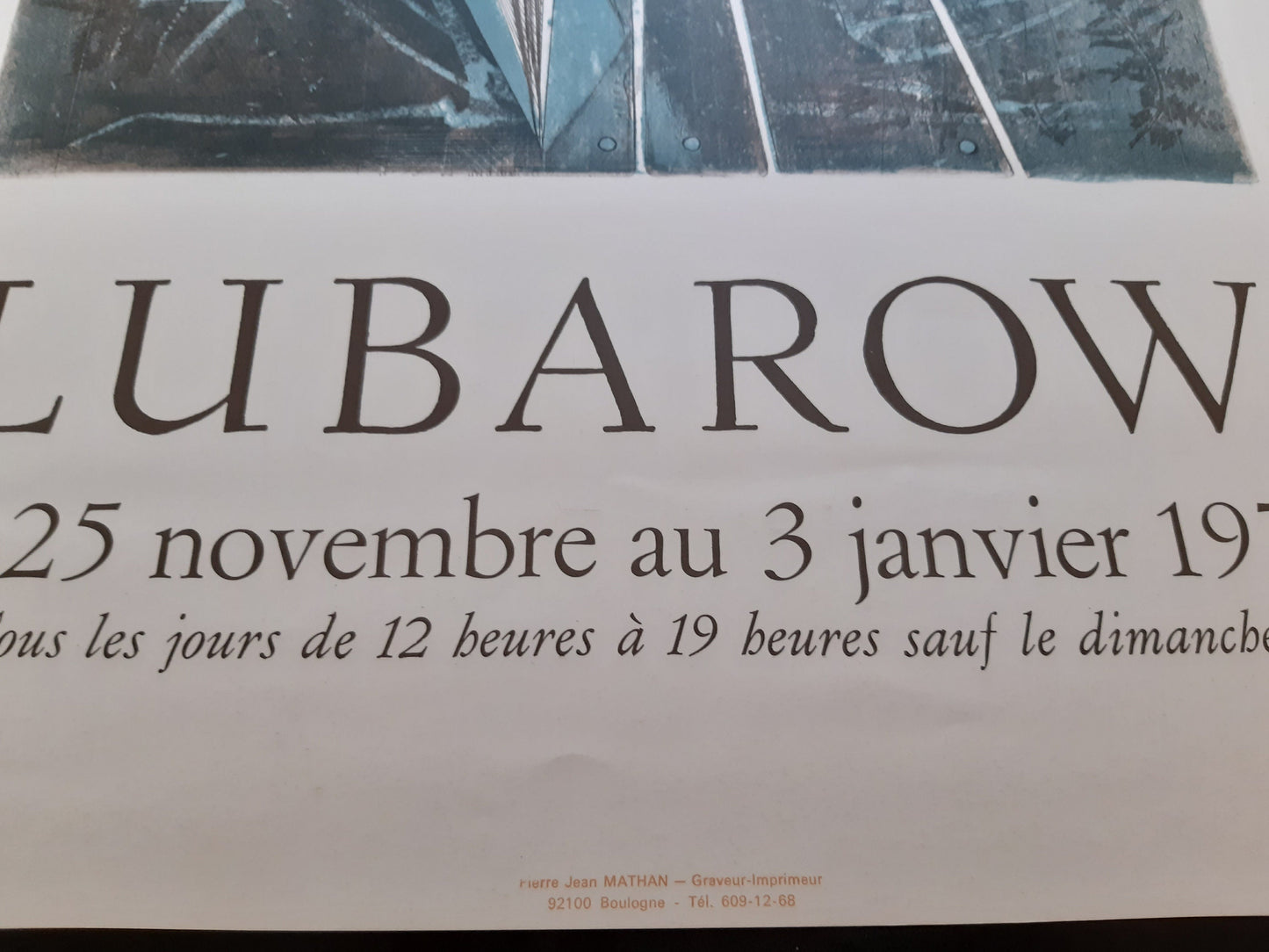 Renée Lubarow original art poster - 19.5"×27.6" (49.5×70cm)