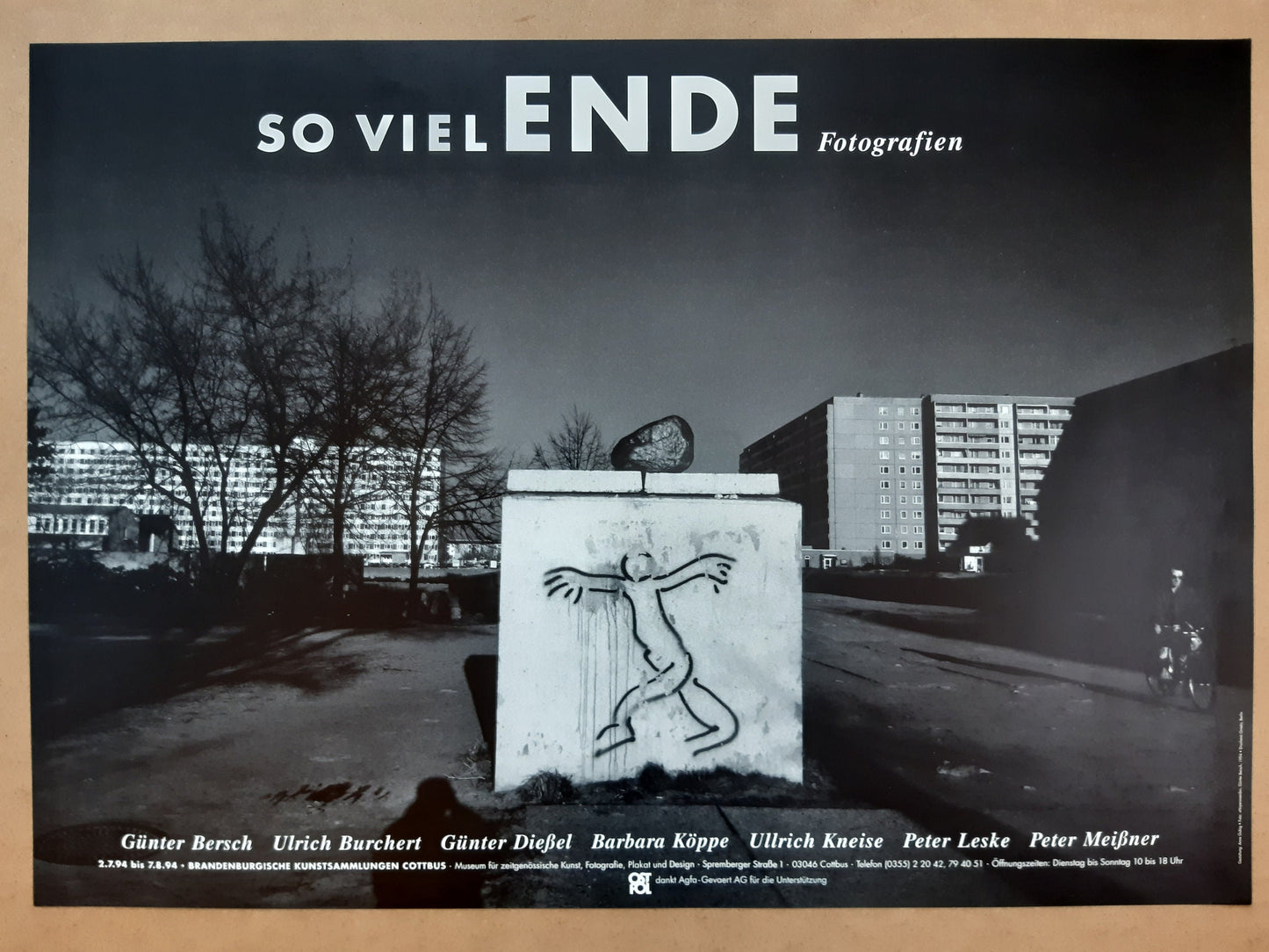 Günter Bersch original photo poster streetart - 33.1"×23.2" (84×59cm)
