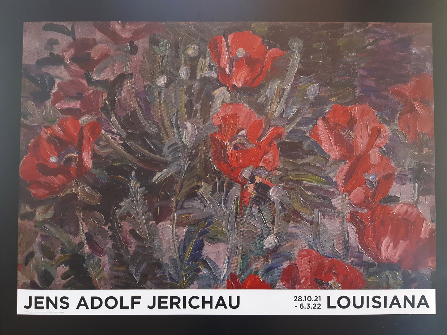 Jens A. Jerichau art exhibition poster - 23.4"×33.1" (59.5×84cm)