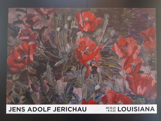 Jens A. Jerichau art exhibition poster - 23.4"×33.1" (59.5×84cm)