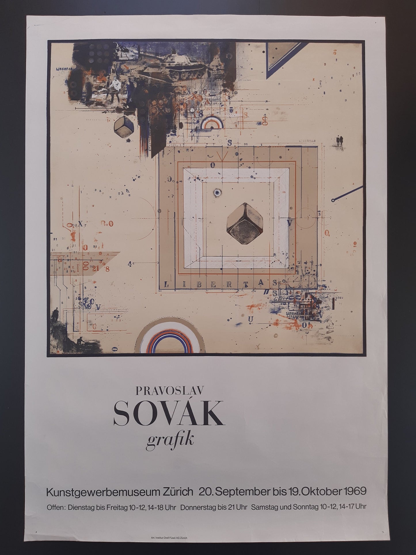 Pravoslav Sovák original art poster - 26.8"×38.6" (68×98cm)