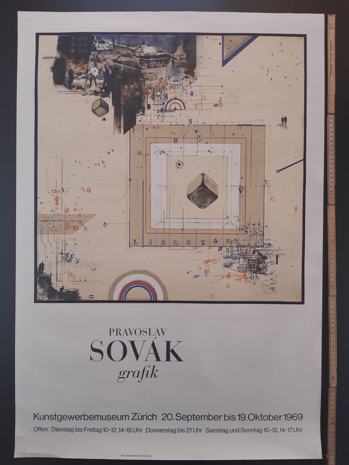 Pravoslav Sovák original art poster - 26.8"×38.6" (68×98cm)