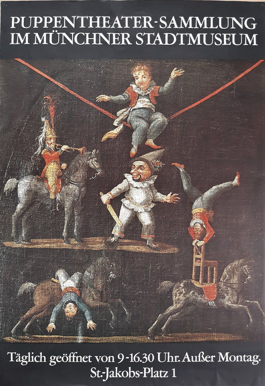 Puppet Theater Collection Munich advertising poster - 23.2"×33.1" (59×84cm)