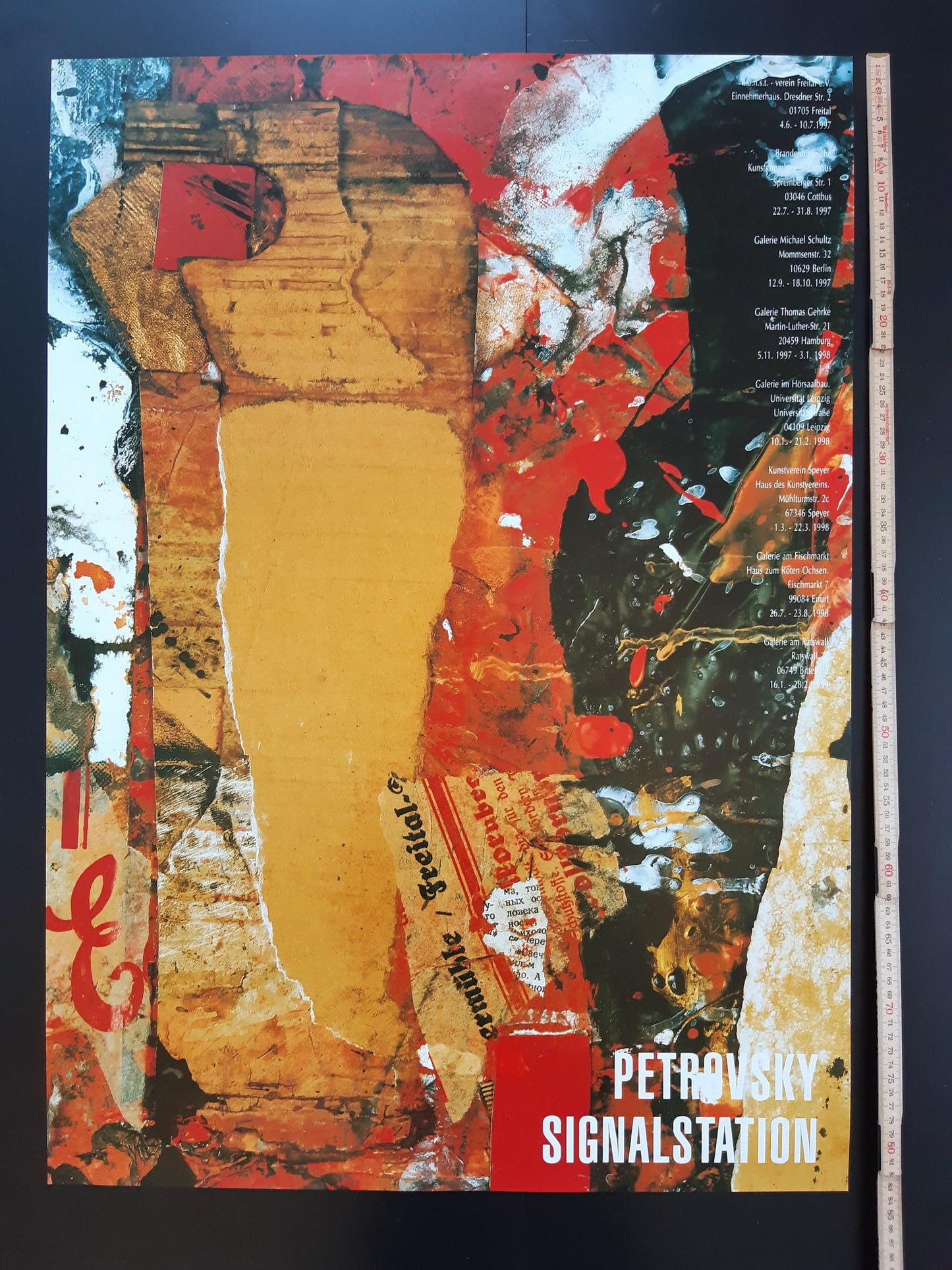 Wolfgang Petrowsky original art poster - 23.2"×33.1" (59×84cm)