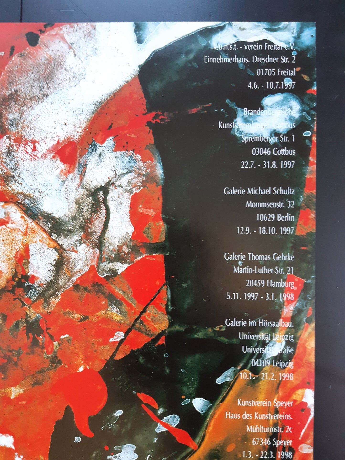 Wolfgang Petrowsky original art poster - 23.2"×33.1" (59×84cm)