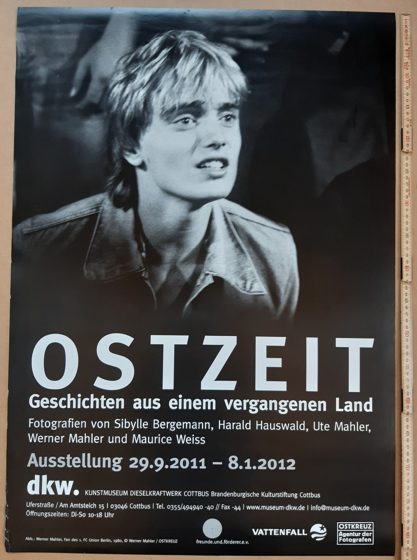 East German photography poster portrait Werner Mahler - 23.2"×33.1" (59×84cm)