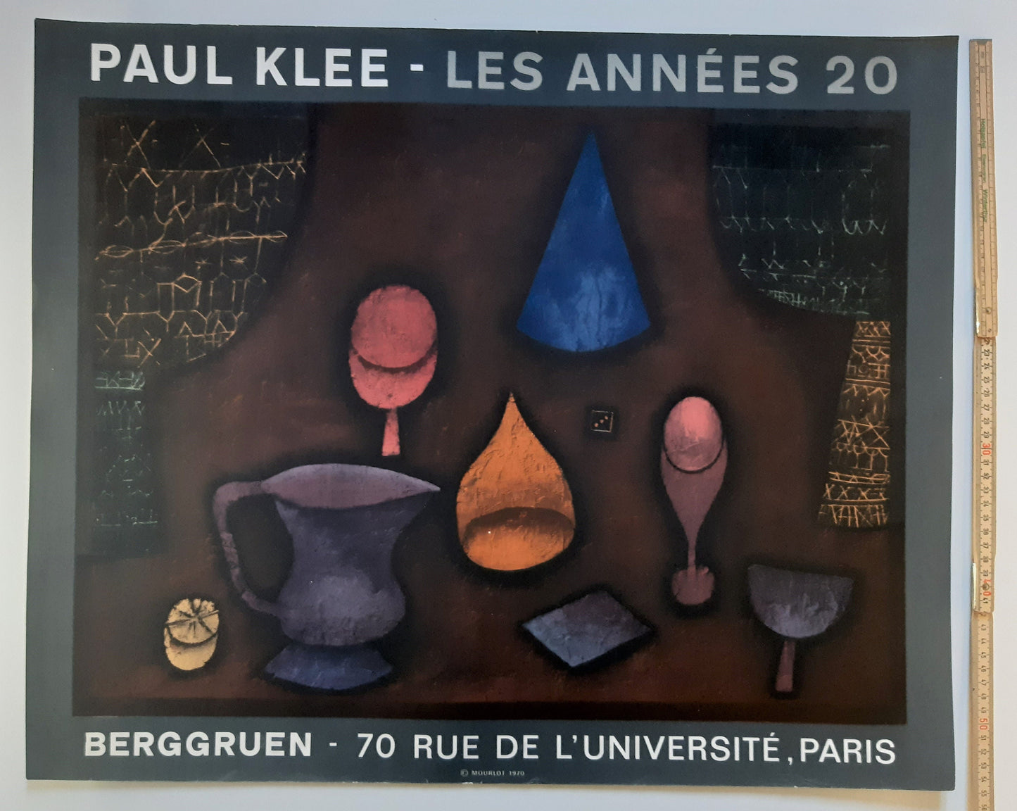 Paul Klee art exhibition poster - 26.2"×21.3" (66.5×54cm)