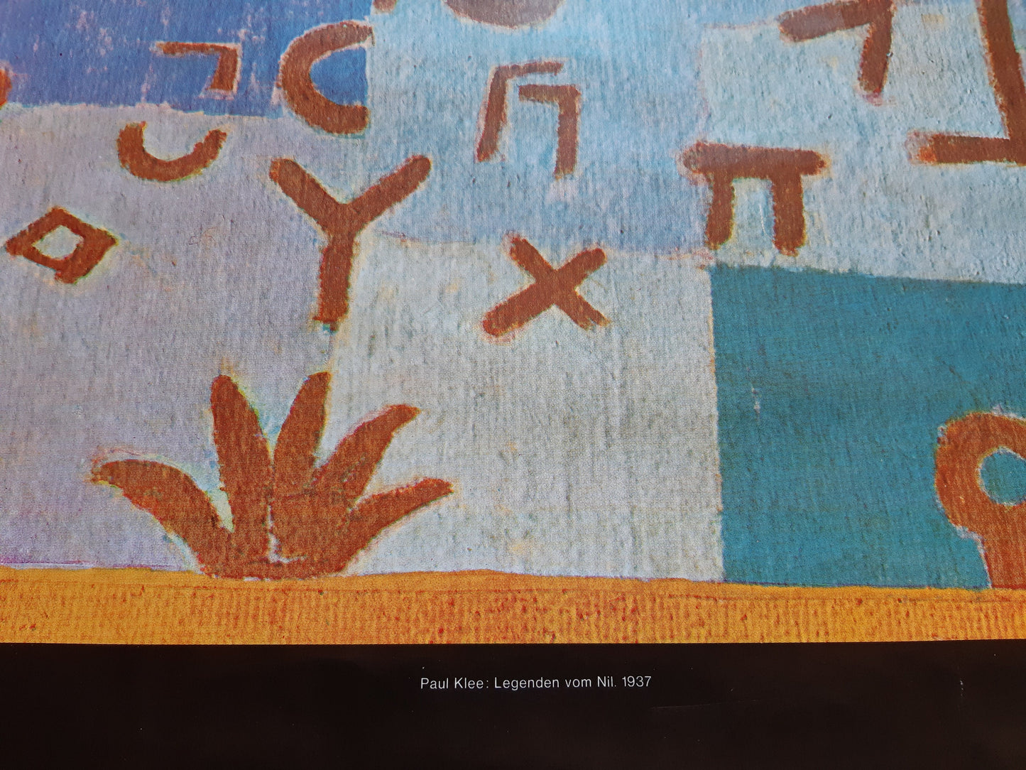 Paul Klee large museum poster - 35.6"×50.4" (90.5×128cm)