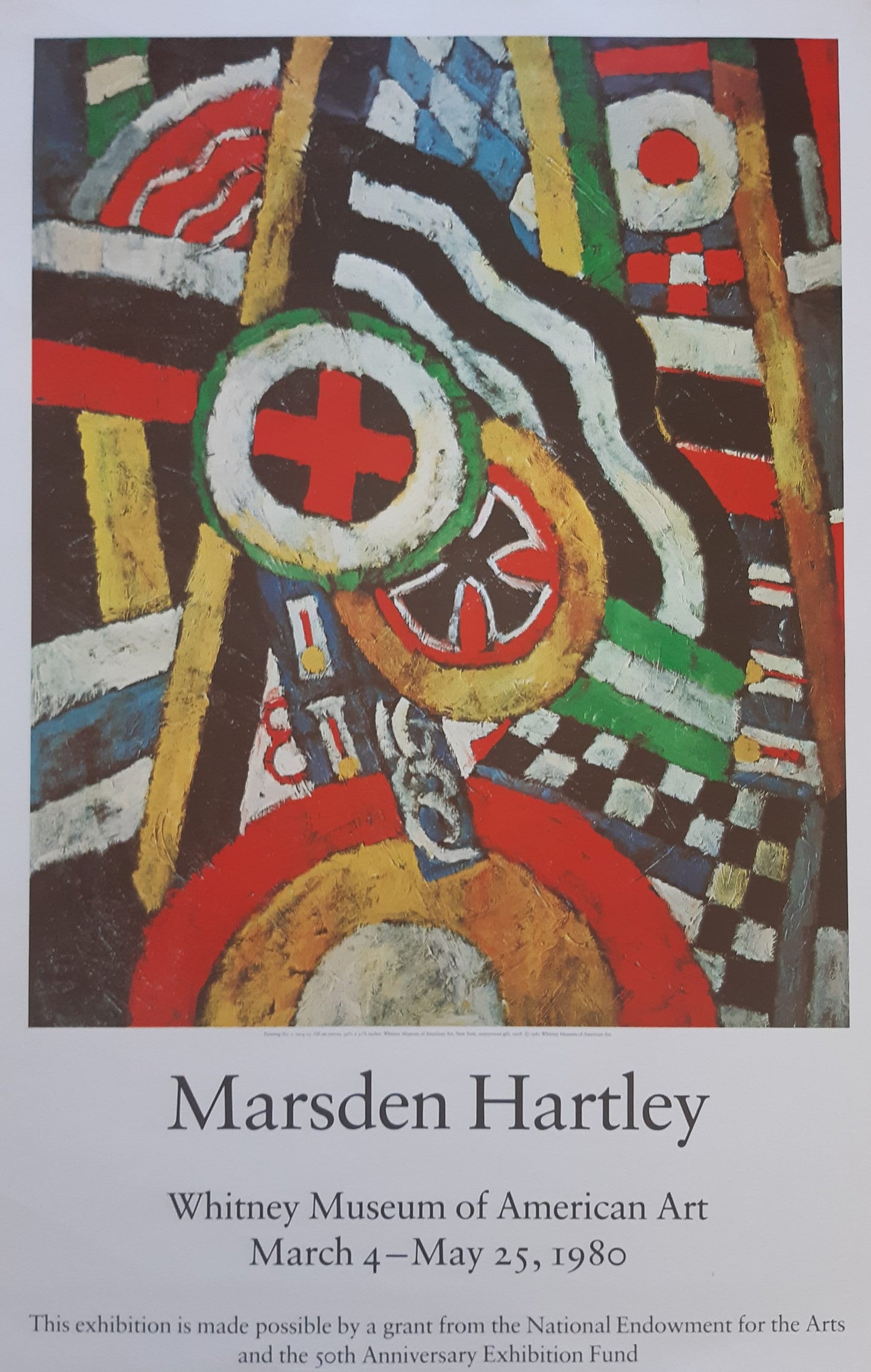 Marsden Hartley original art poster - 27.1"×42.1" (68.8×107cm)