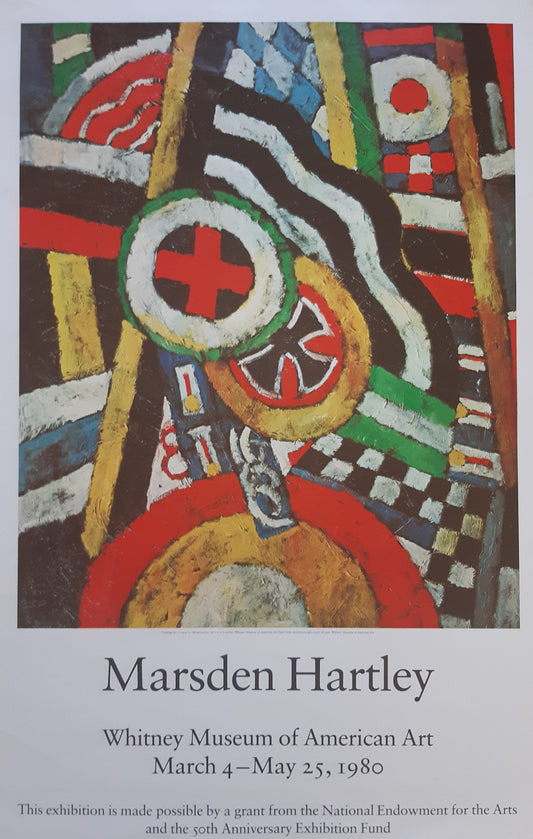 Marsden Hartley original art poster - 27.1"×42.1" (68.8×107cm)