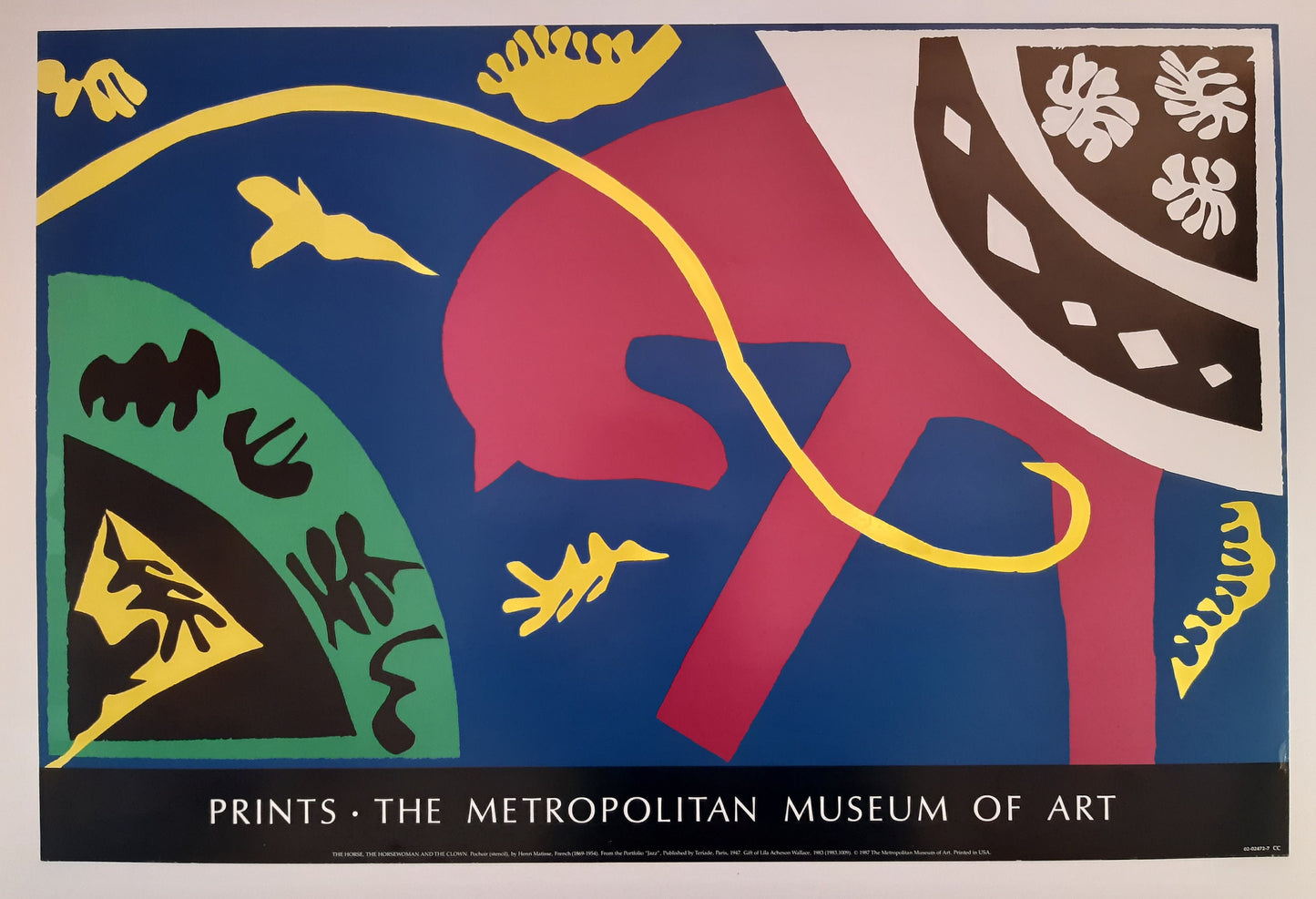 Henry Matisse vintage museum poster MOMA - 22.0"×32.8" (56×83.3cm)
