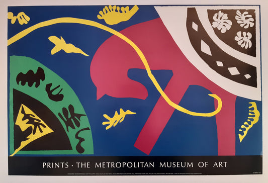Henry Matisse vintage museum poster MOMA - 22.0"×32.8" (56×83.3cm)