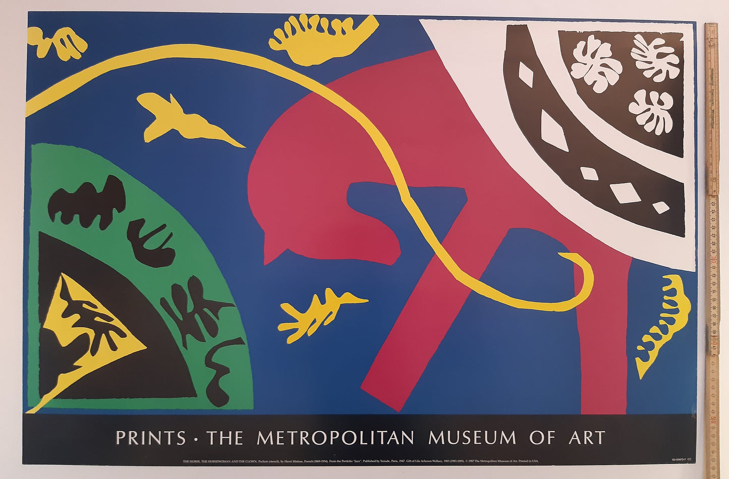 Henry Matisse vintage museum poster MOMA - 22.0"×32.8" (56×83.3cm)