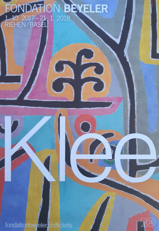 Paul Klee large exhibition poster - 35.4"×50.4" (90×128cm)