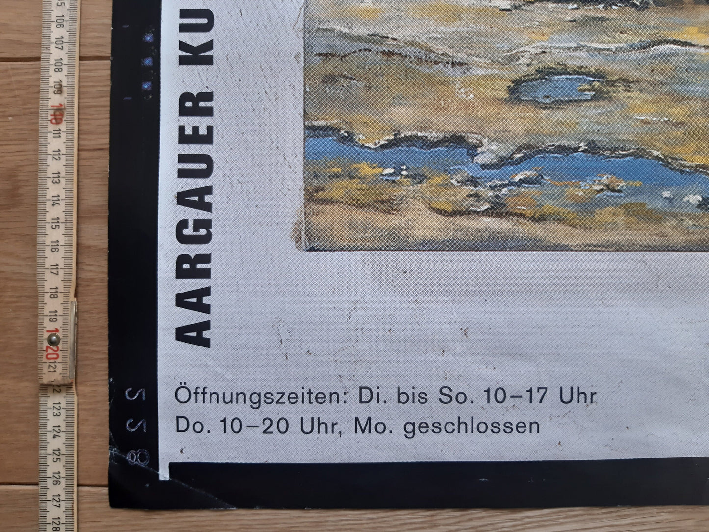 Jürg Kreienbühl art exhibition poster - 35.8"×50.4" (91×128cm)