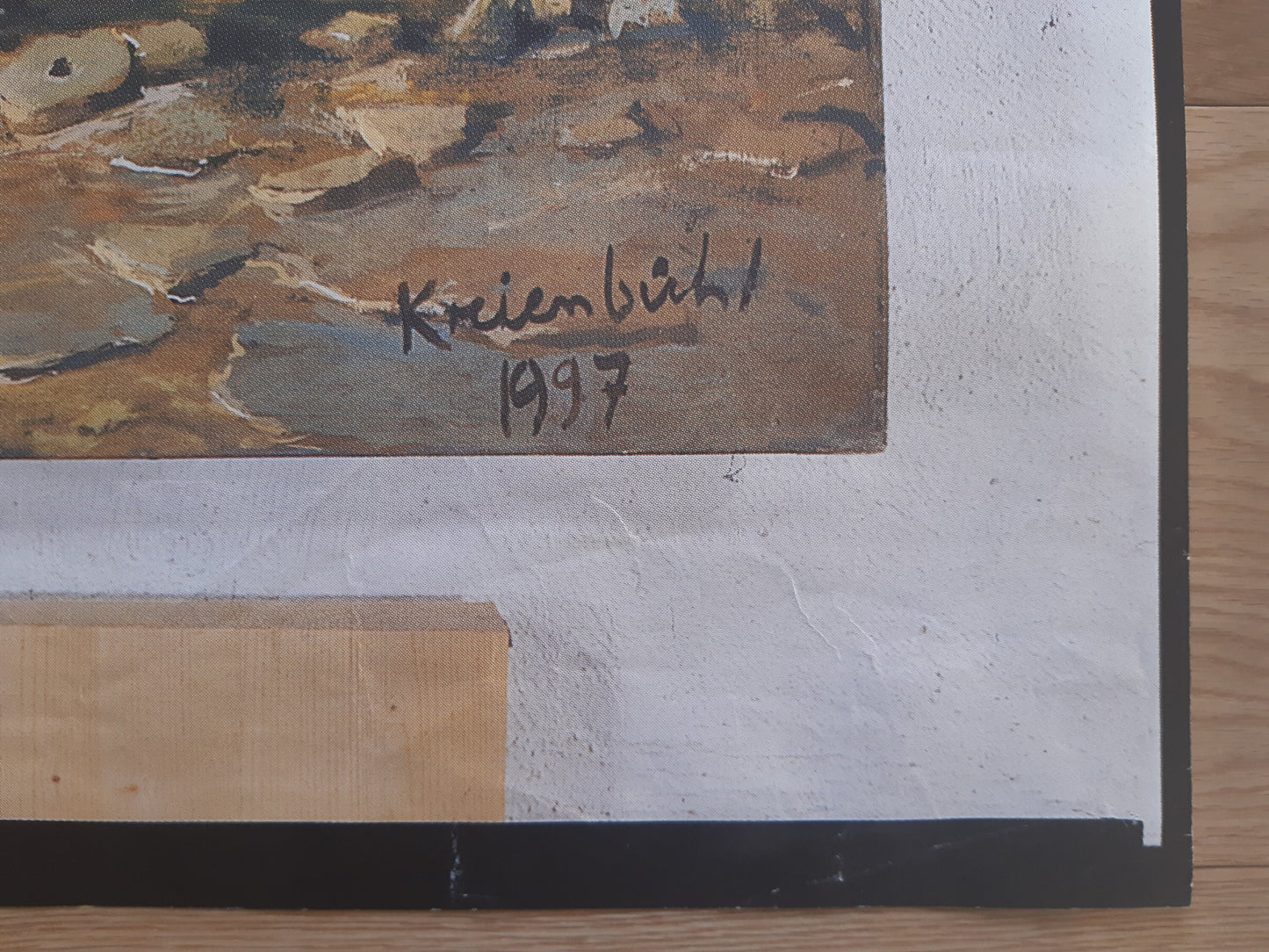 Jürg Kreienbühl art exhibition poster - 35.8"×50.4" (91×128cm)