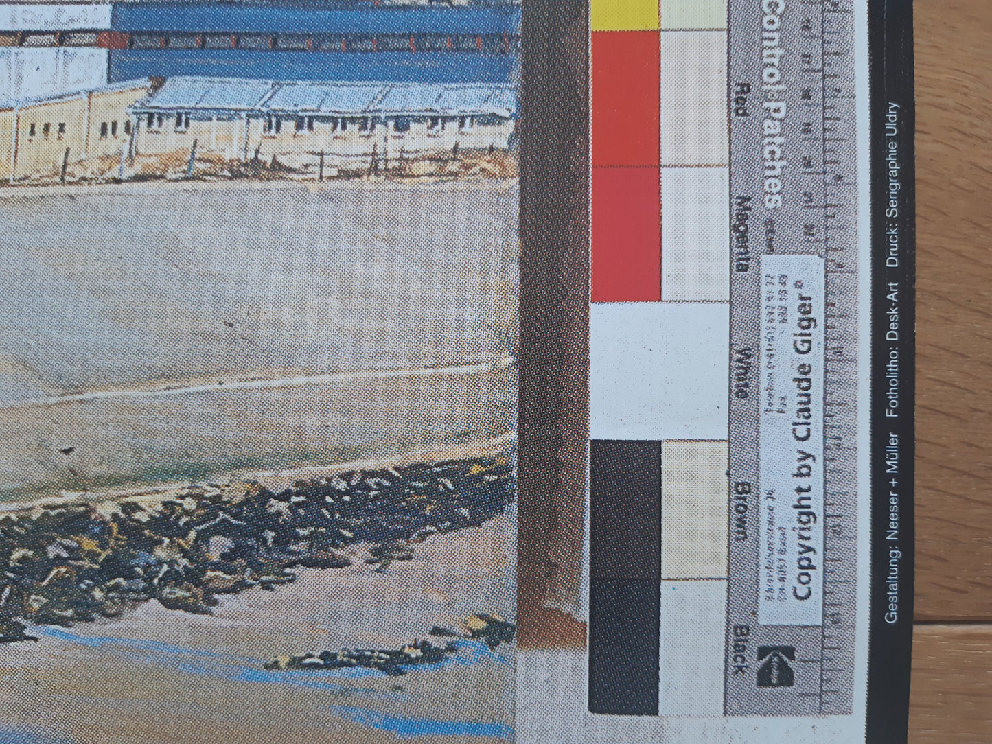 Jürg Kreienbühl art exhibition poster - 35.8"×50.4" (91×128cm)