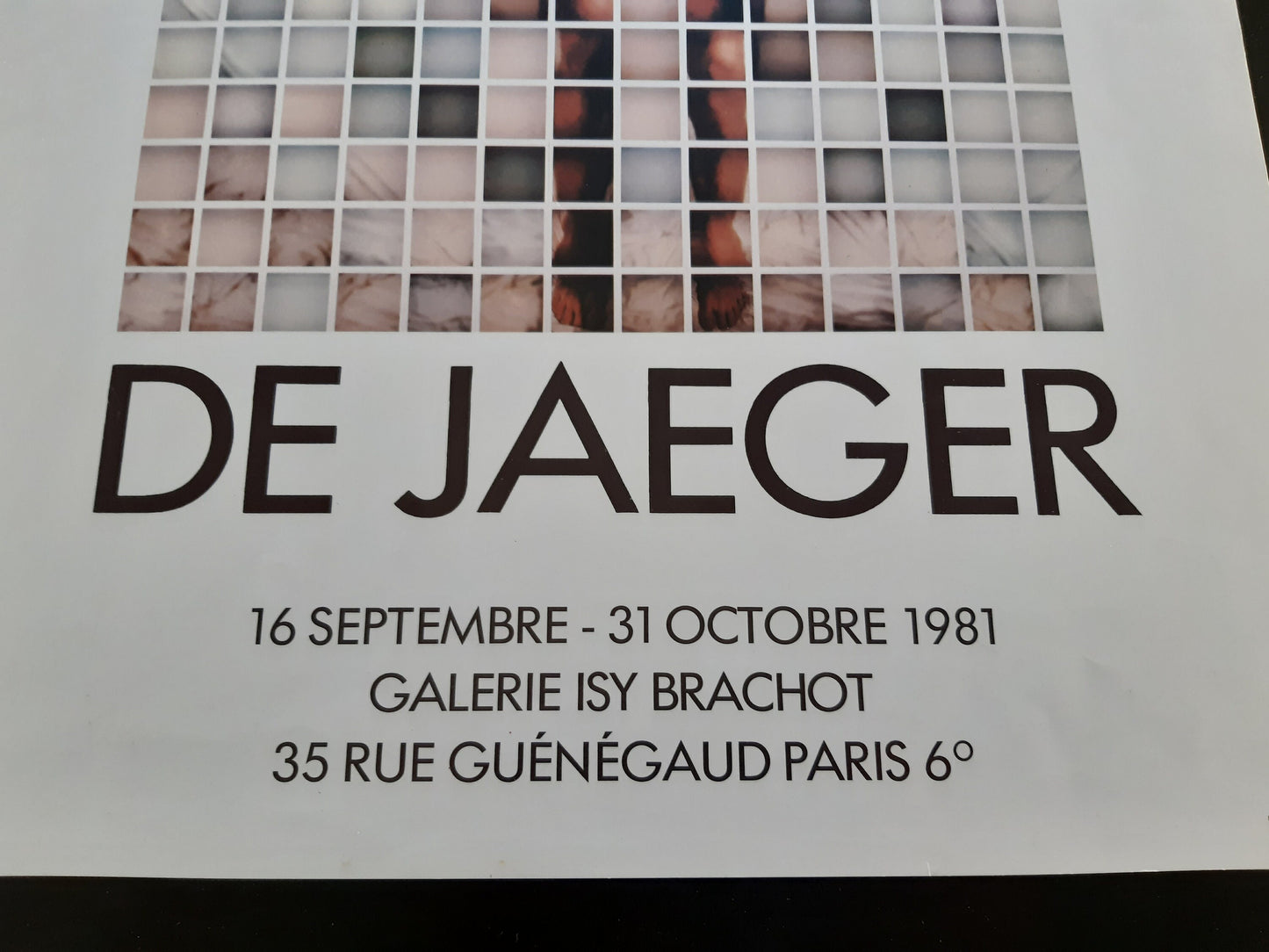 Stefan de Jaeger art exhibition poster - 16.5"×26.8" (42×68cm)