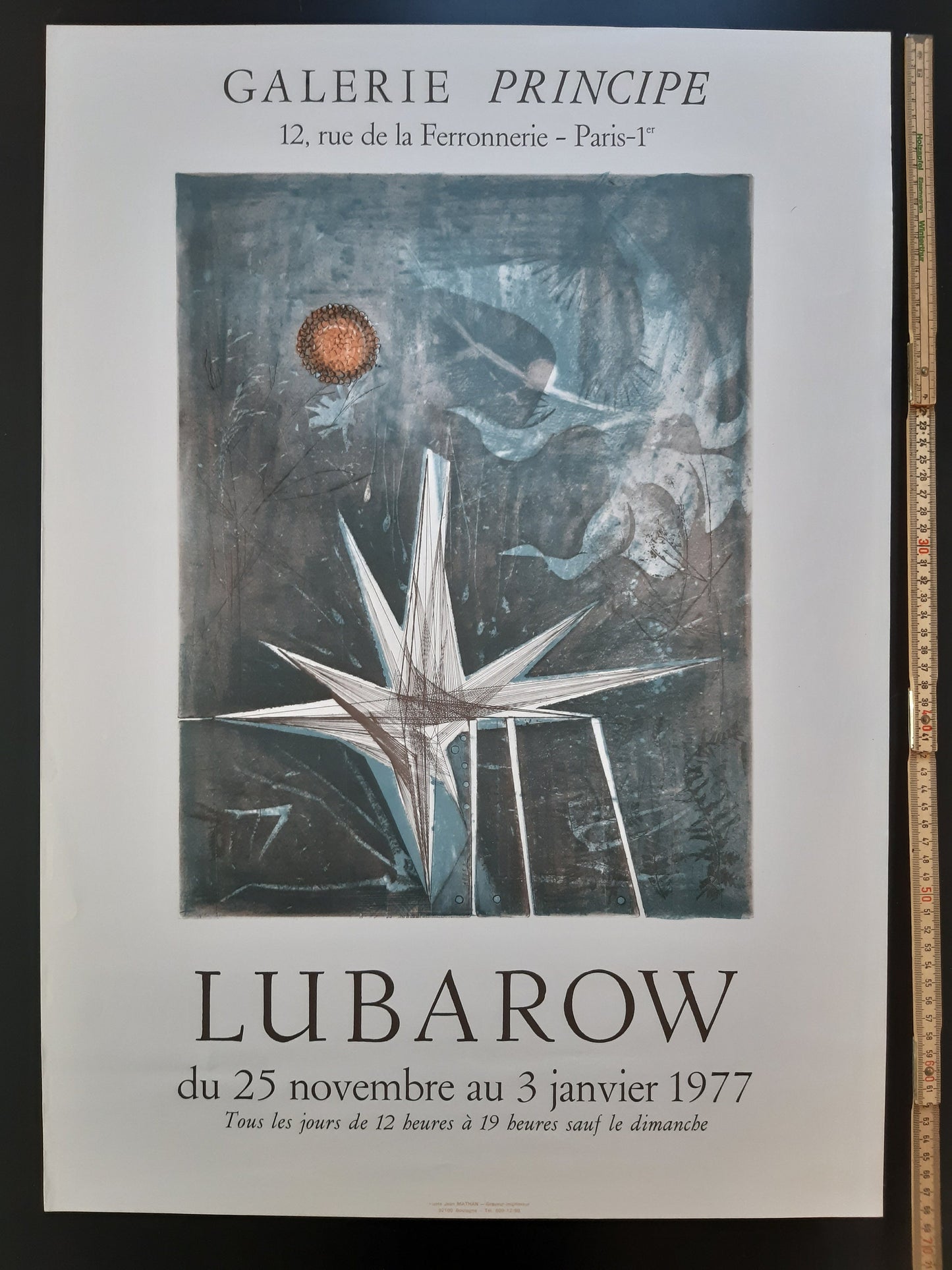 Renée Lubarow original art poster - 19.5"×27.6" (49.5×70cm)