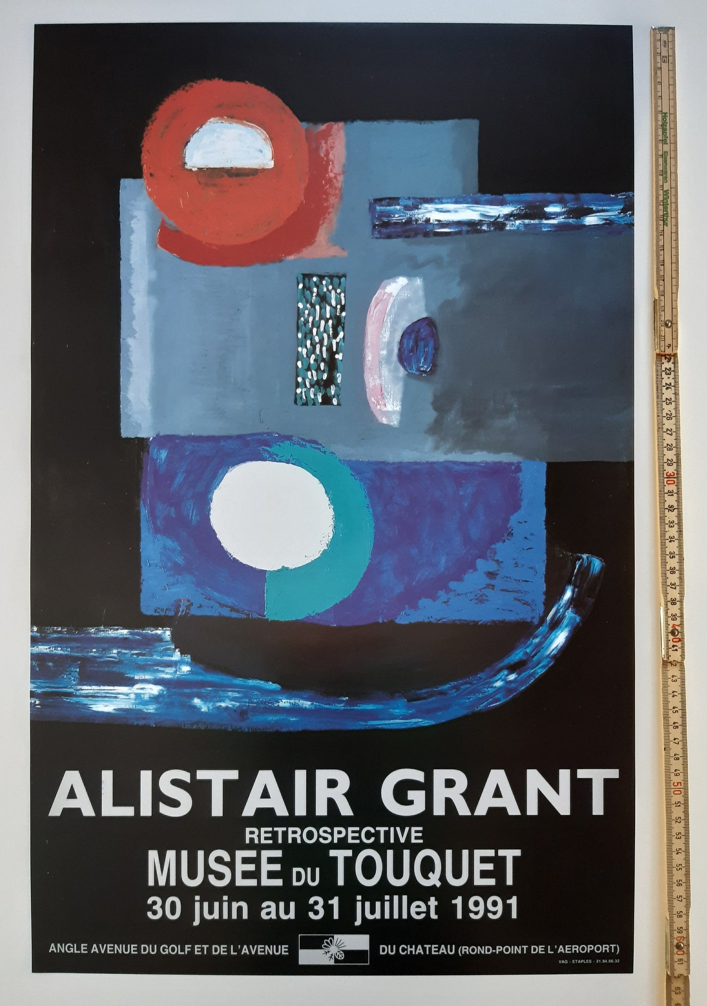 Alistair Grant original art poster - 15.7"×24.8" (40×63cm)