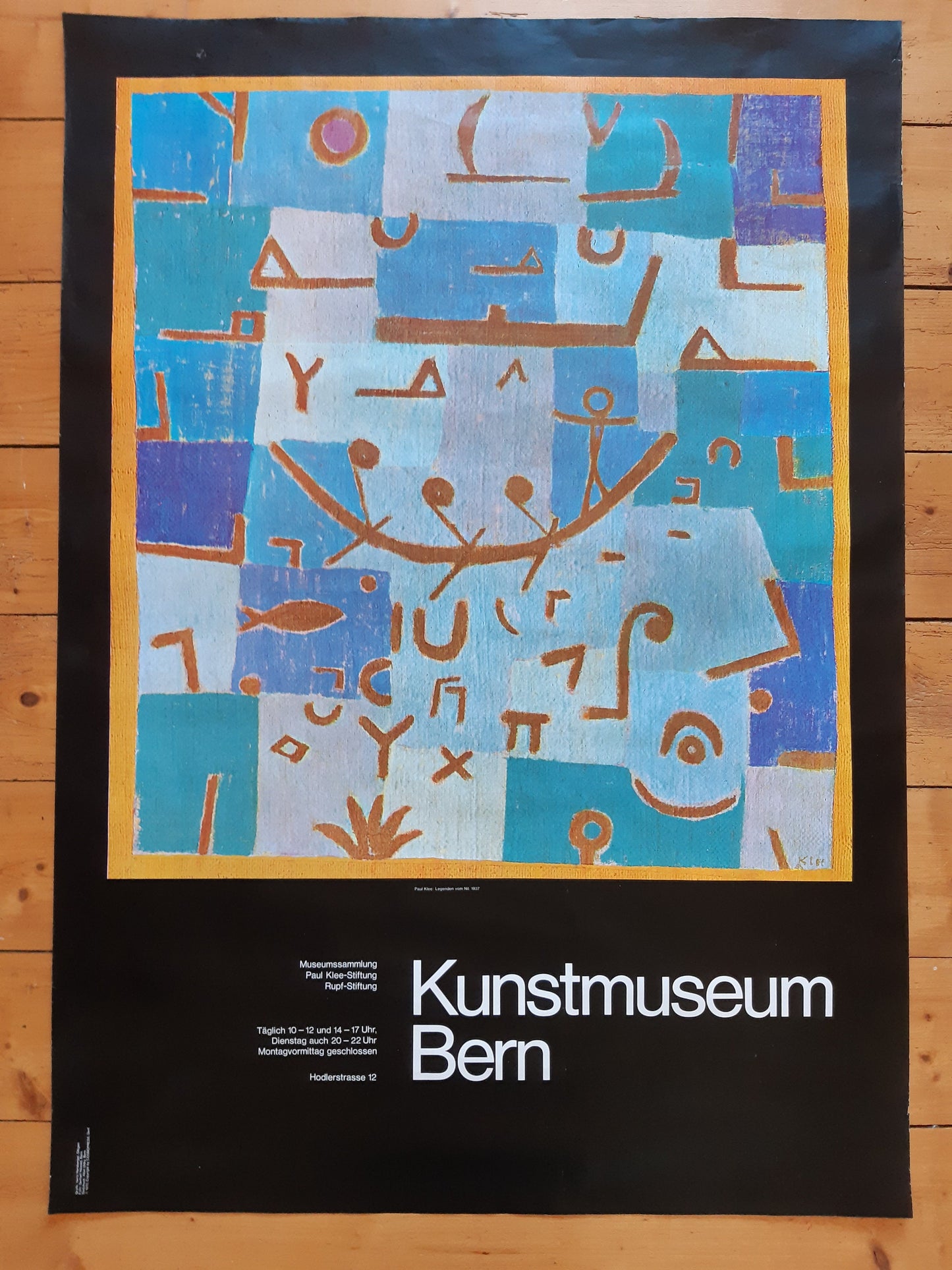 Paul Klee large museum poster - 35.6"×50.4" (90.5×128cm)