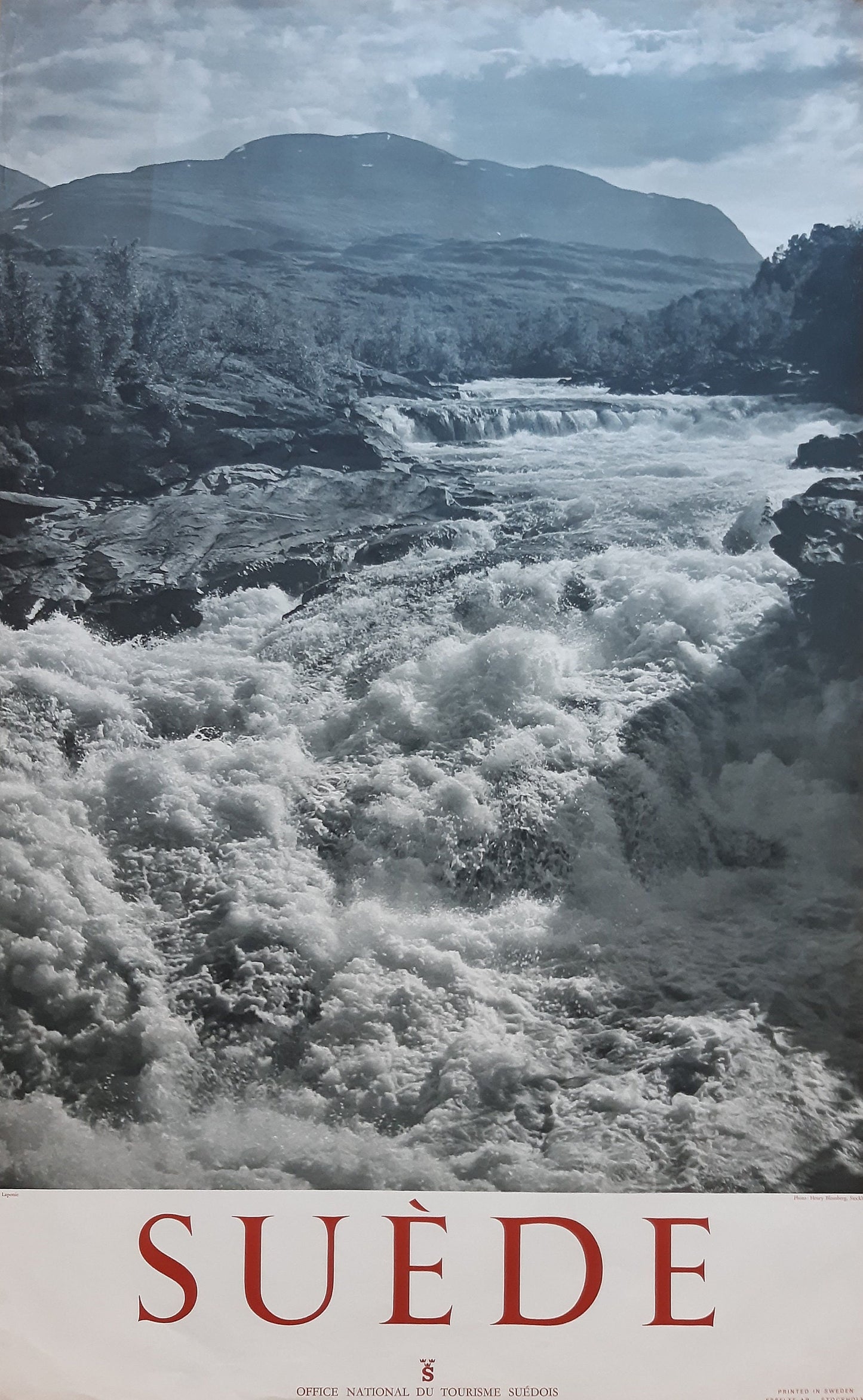 Sweden vintage travel poster Abisko - 24.4"×39.4" (62×100cm)