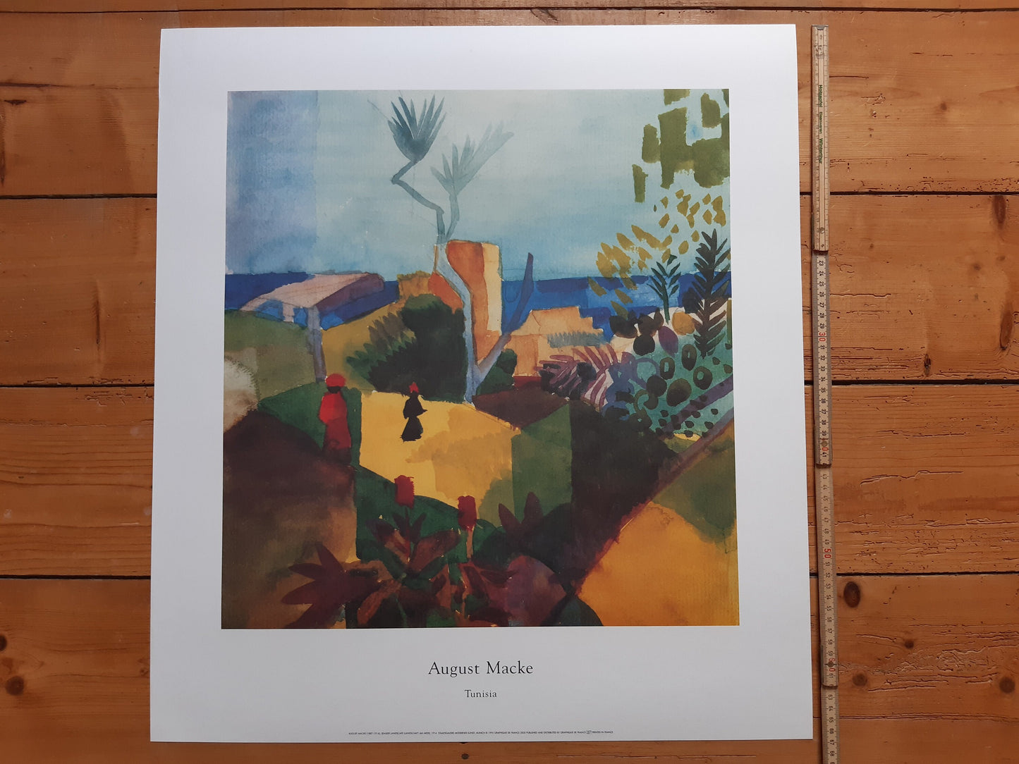 August Macke original art print - 24.0"×26.4" (61×67cm)