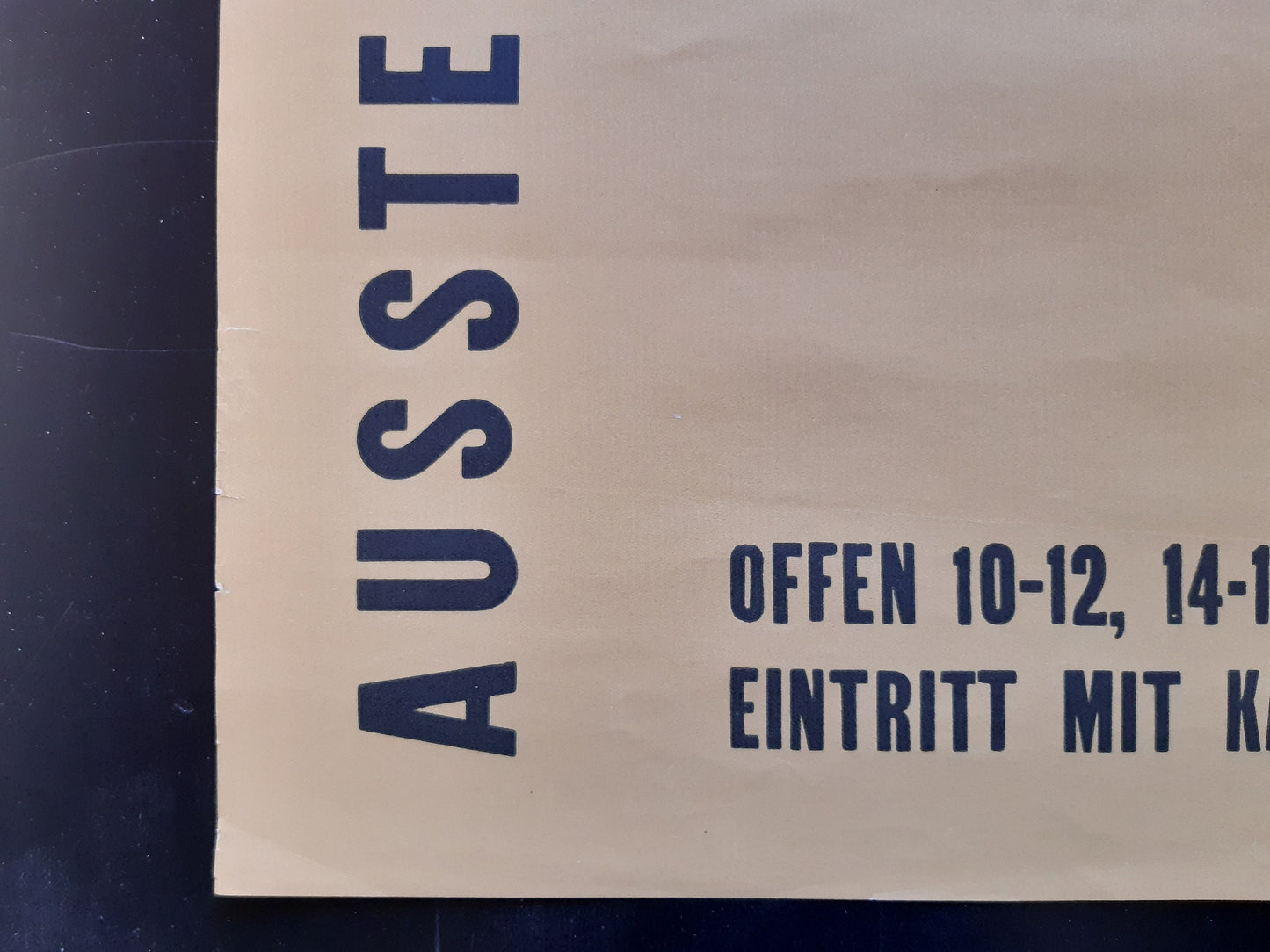 Wilhelm Busch original art exhibition poster - 27.6"×39.4" (70×100cm)