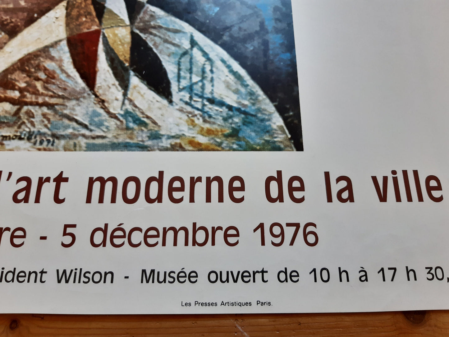 Jamil Hamoudi original art exhibition poster - 19.1"×23.6" (48.5×60cm)