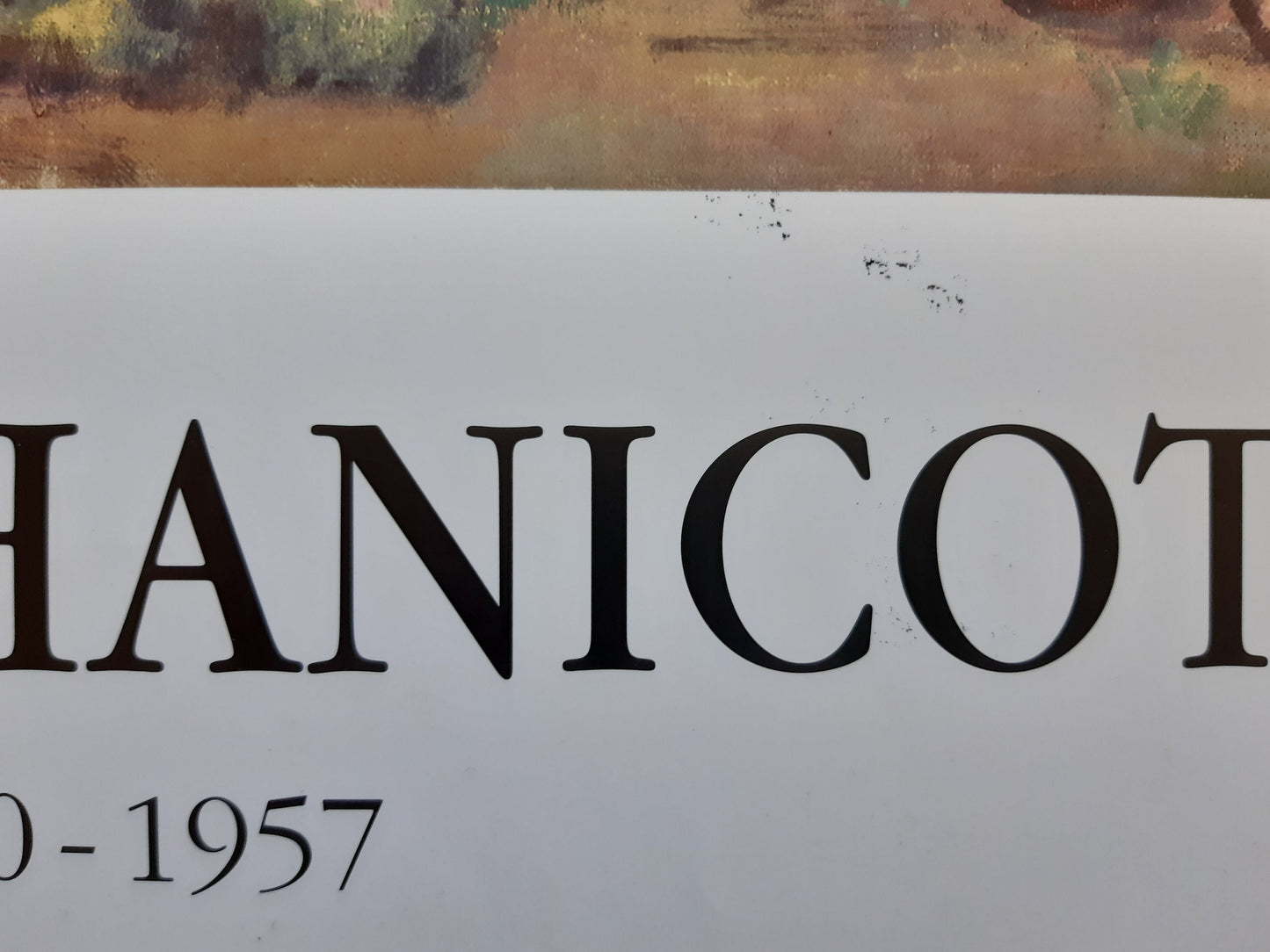 Augustin Hanicotte original art exhibition poster - 16.5"×24.4" (42×62cm)