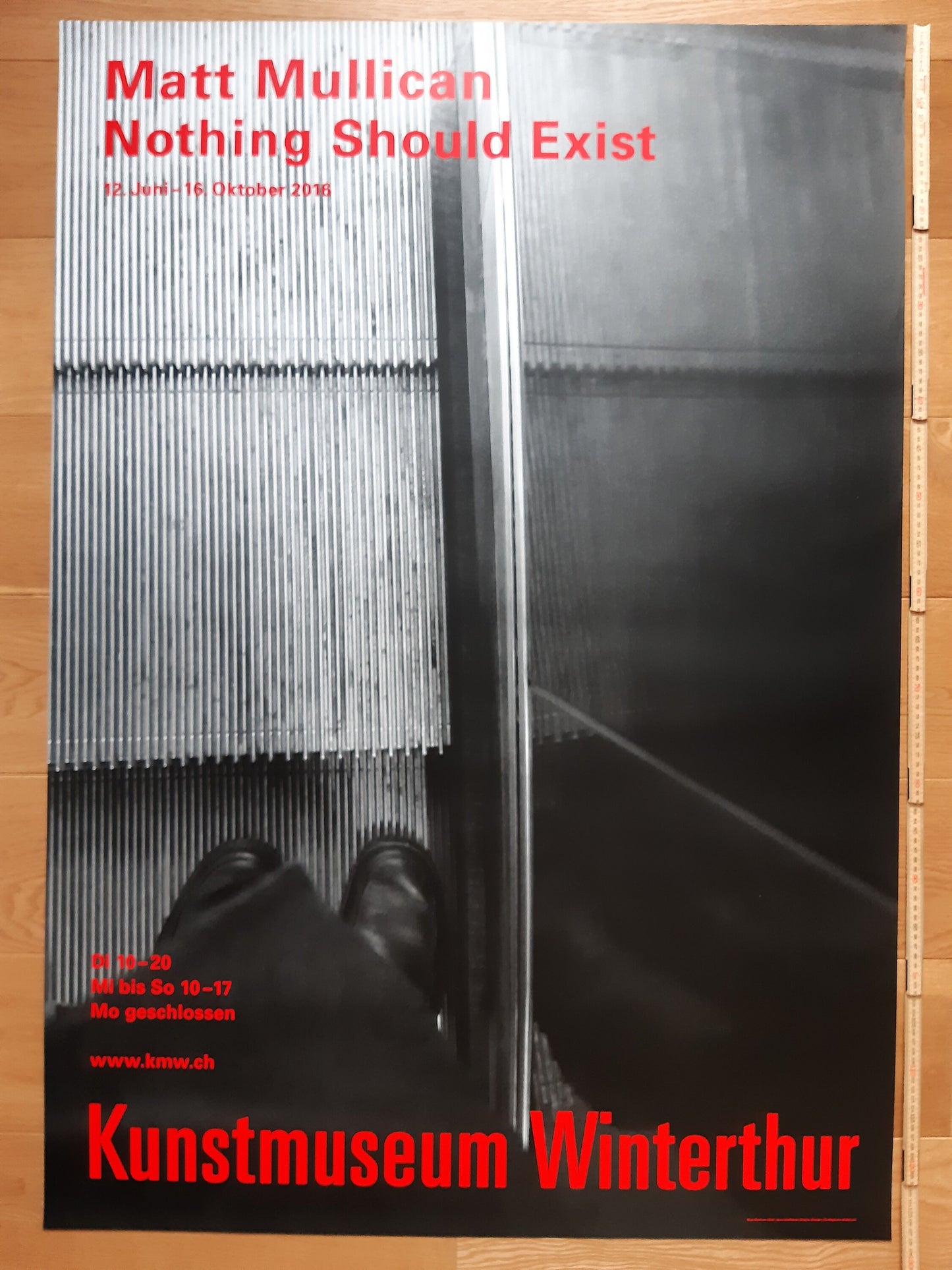 Matt Mullican photo exhibition poster - 35.4"×50.4" (90×128cm)