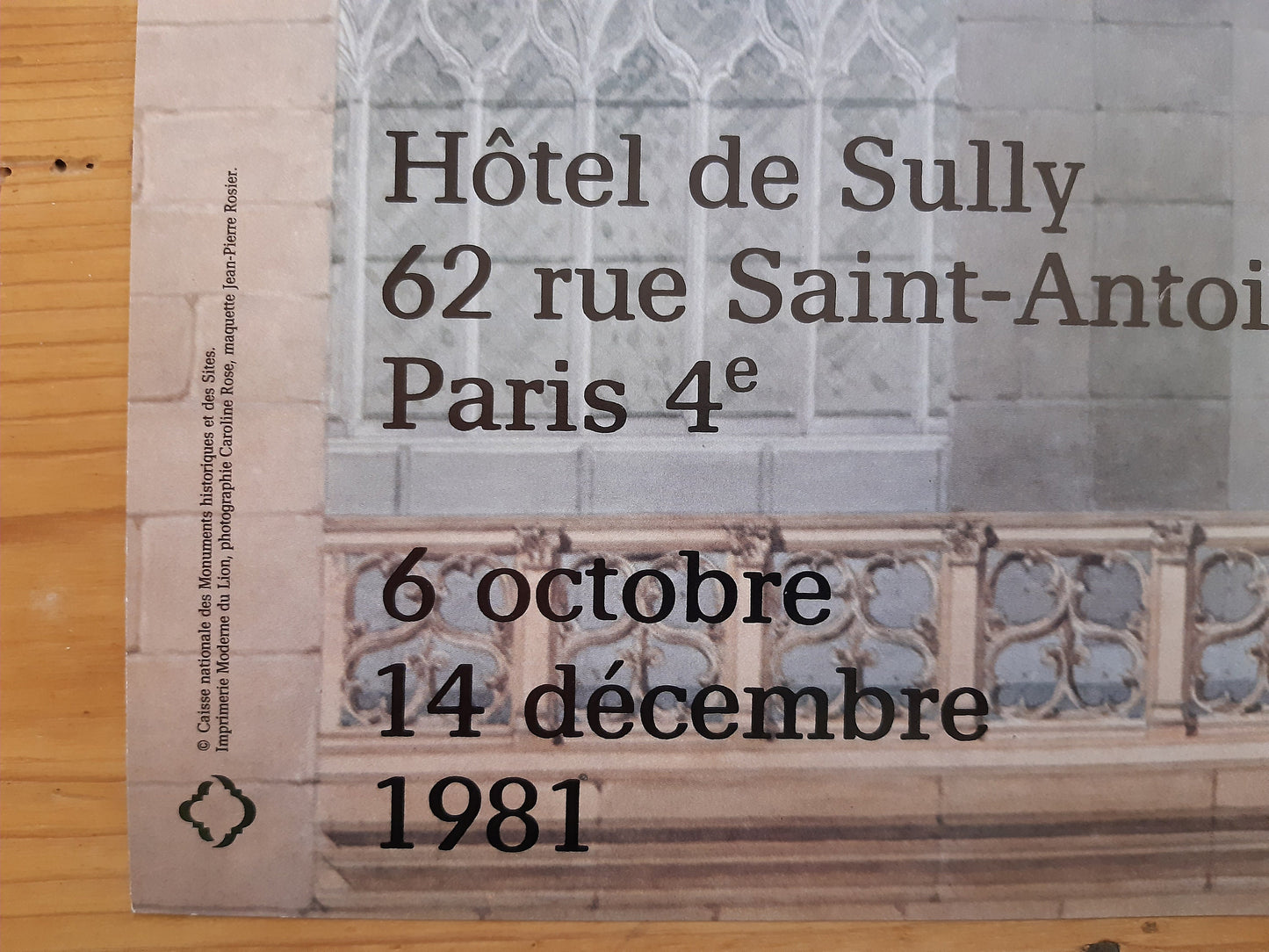 Notre Dame Paris historical architecture exhibition poster - 14.0"×23.2" (35.5×59cm)