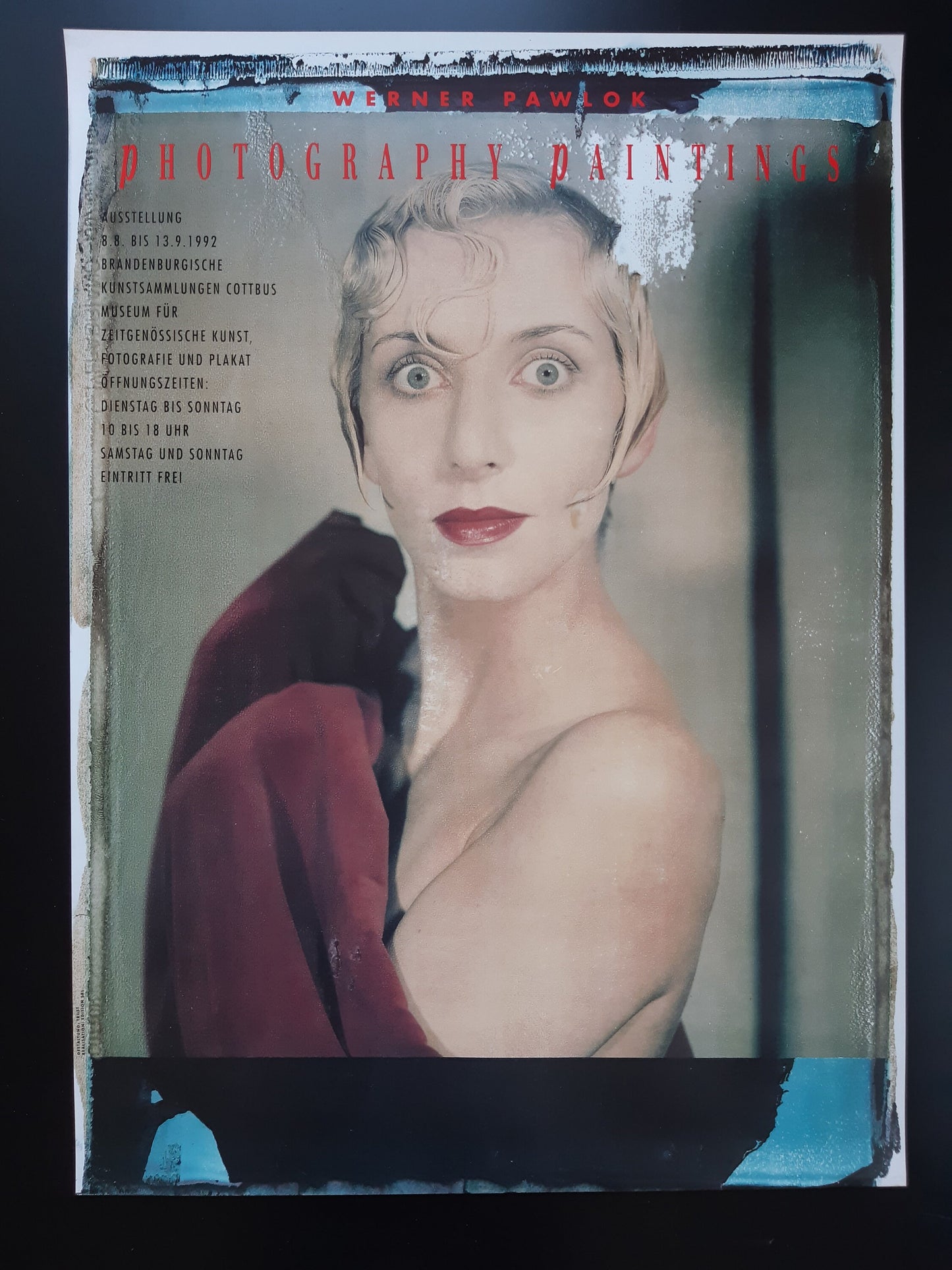 Werner Pawlok photo art exhibition poster - 18.9"×26.2" (48×66.5cm)