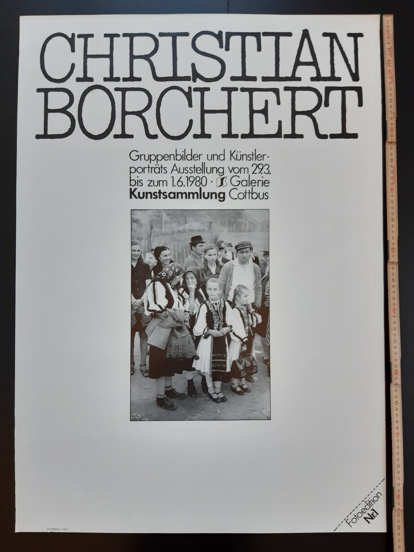 Christian Borchert photo art exhibition poster - 24.0"×33.9" (61×86cm)