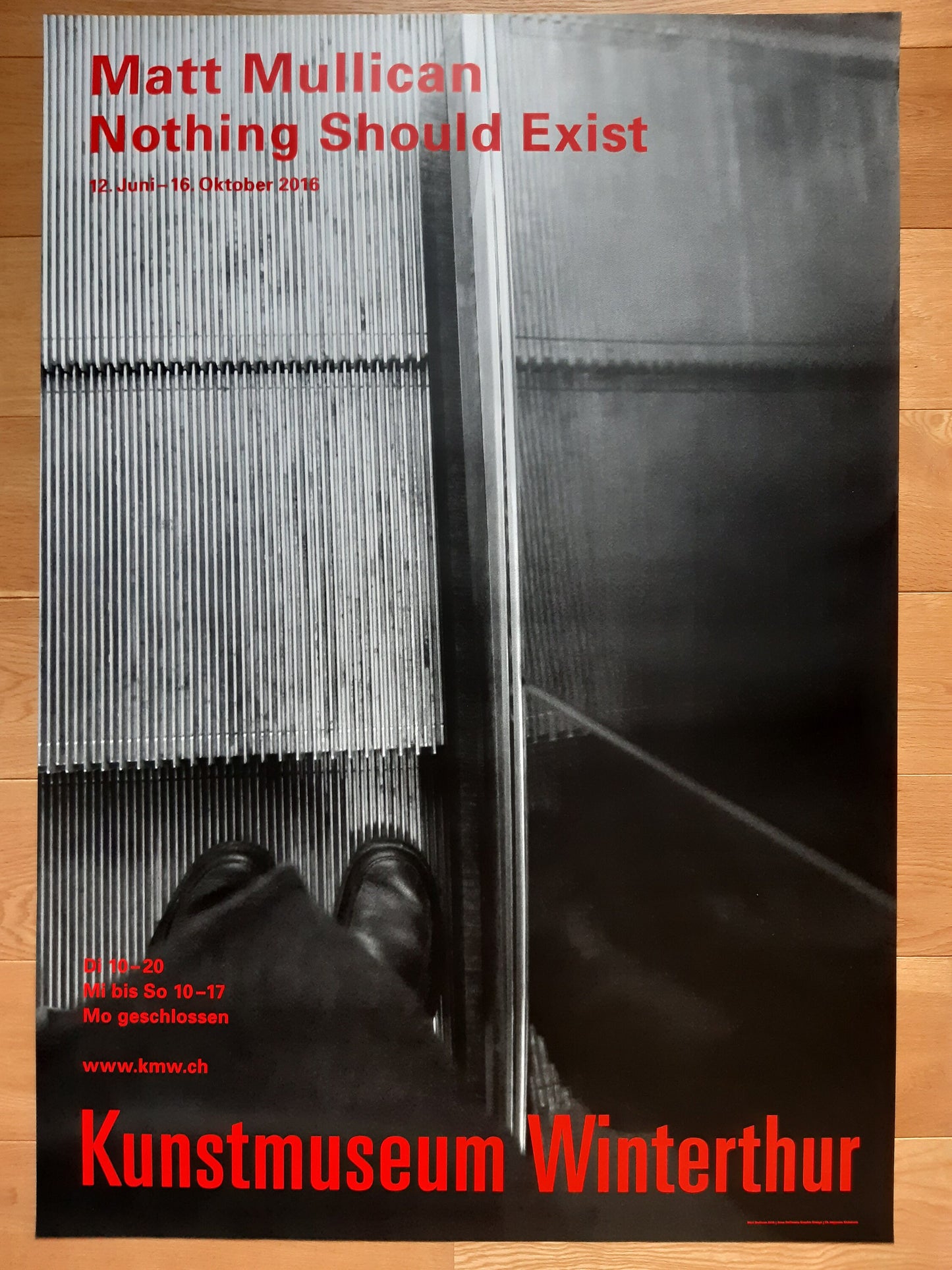 Matt Mullican photo exhibition poster - 35.4"×50.4" (90×128cm)