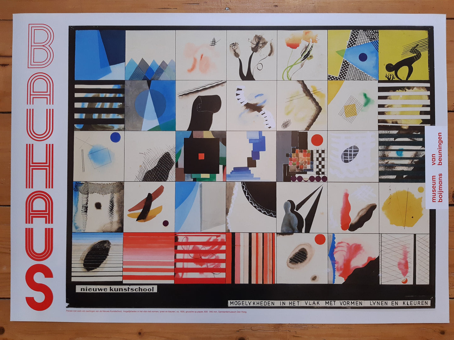 Bauhaus museum poster - 33.1"×23.2" (84×59cm)