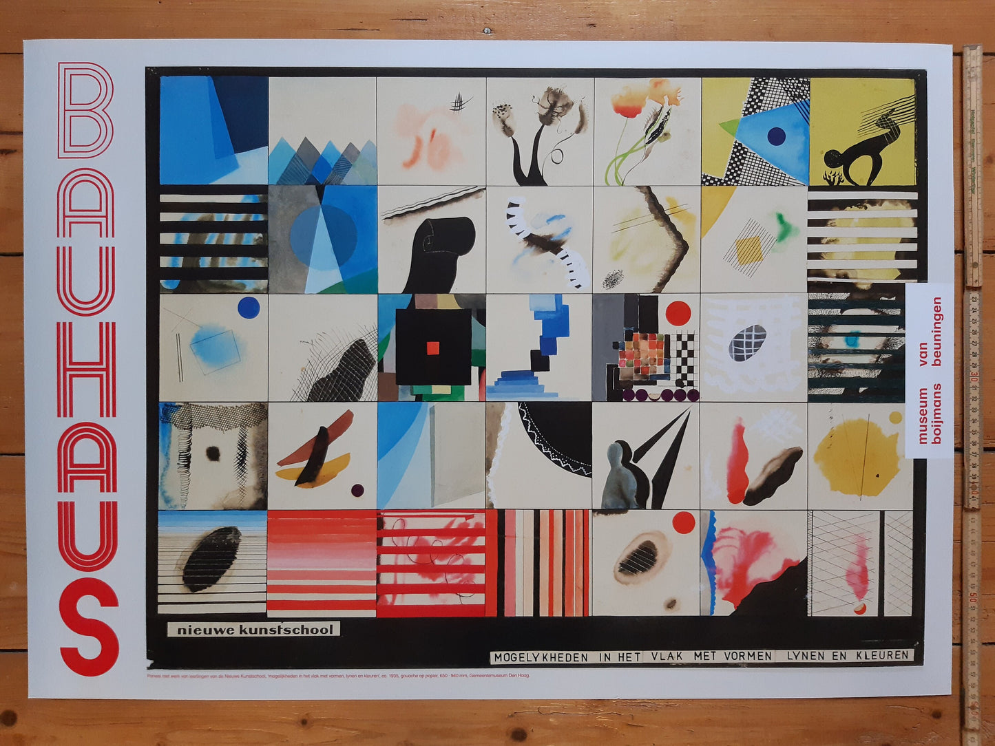 Bauhaus museum poster - 33.1"×23.2" (84×59cm)