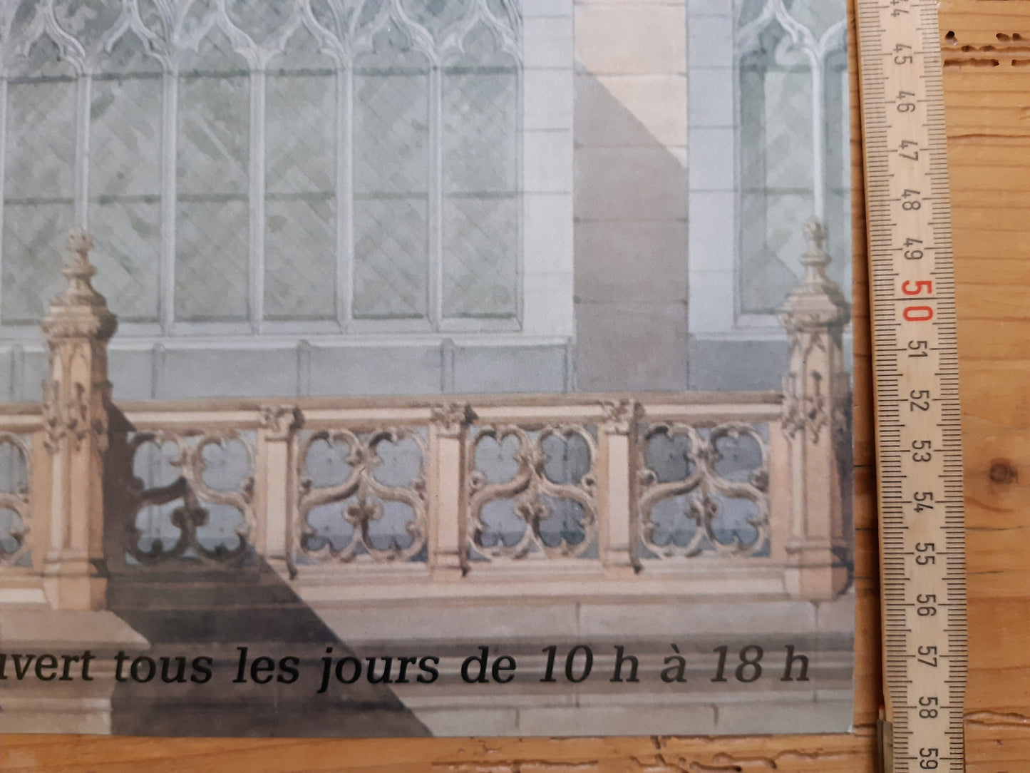 Notre Dame Paris historical architecture exhibition poster - 14.0"×23.2" (35.5×59cm)
