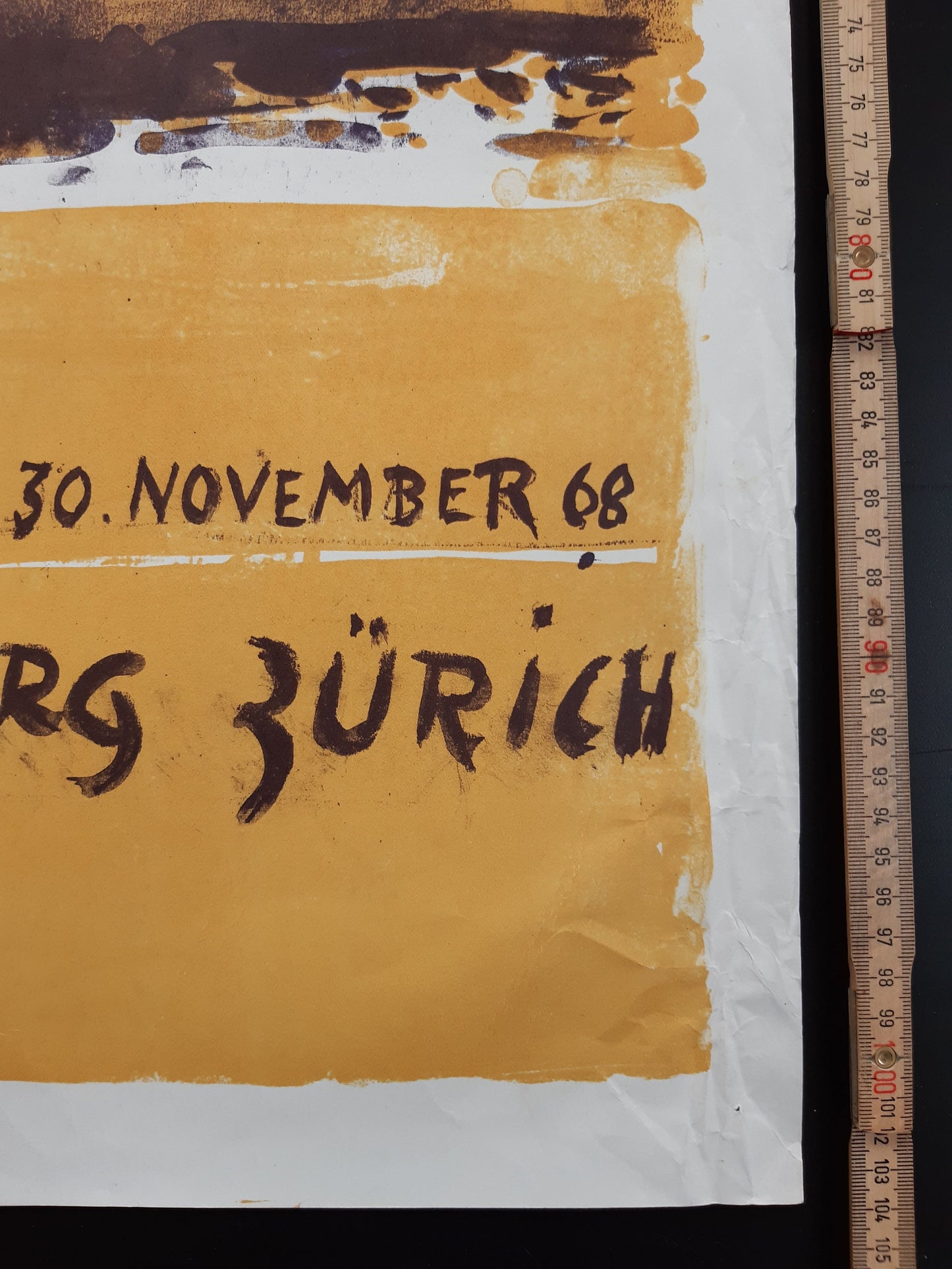 Rudolf Zender art exhibition poster used