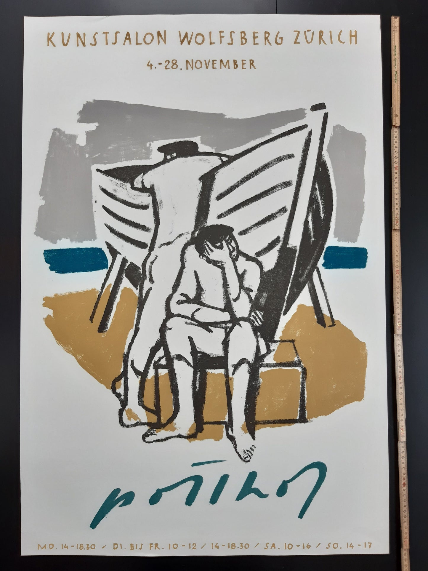 Hans Potthof art exhibition poster used