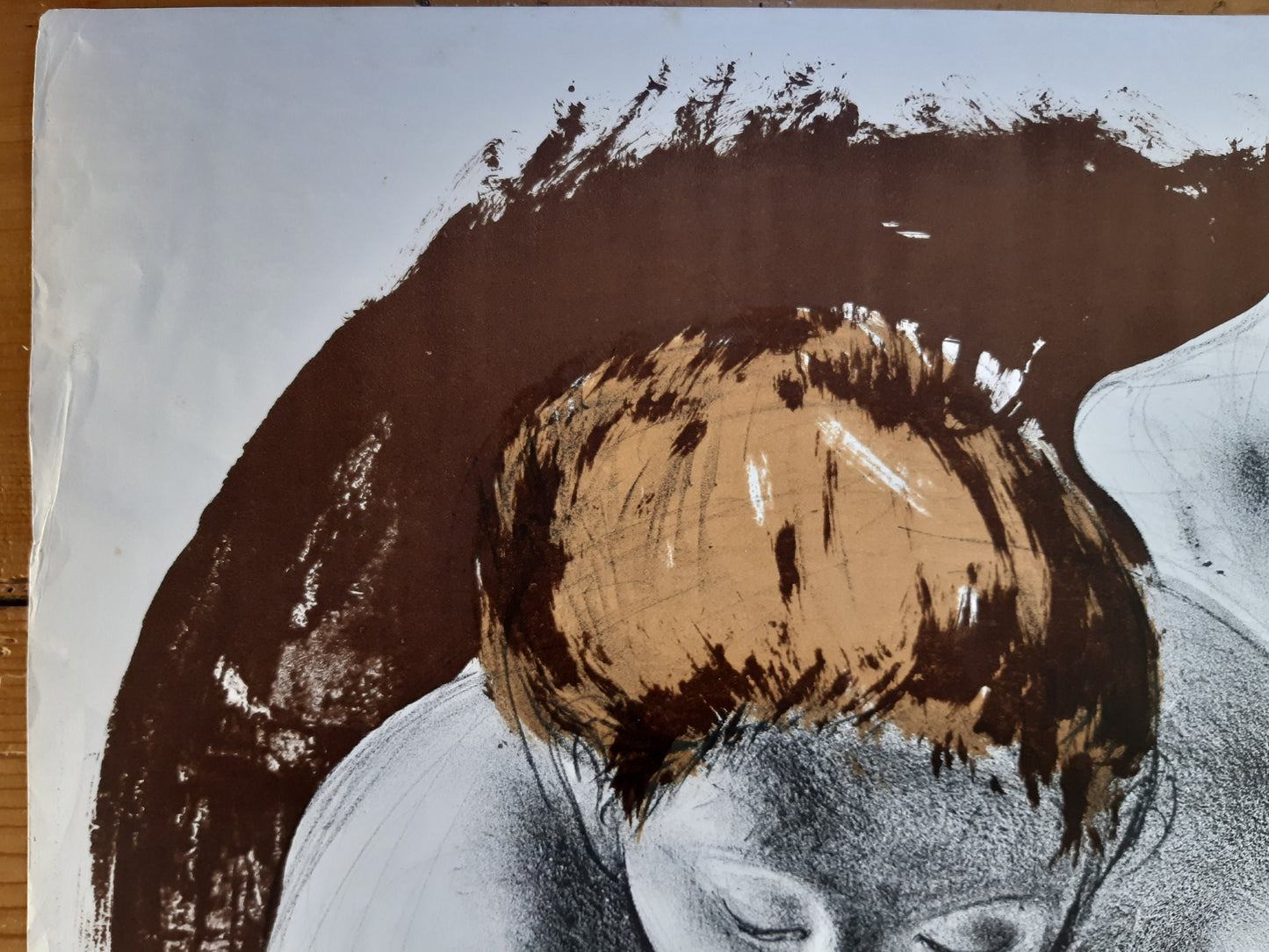 Hans Erni original art exhibition poster - 18.7"×25.6" (47.5×65cm)