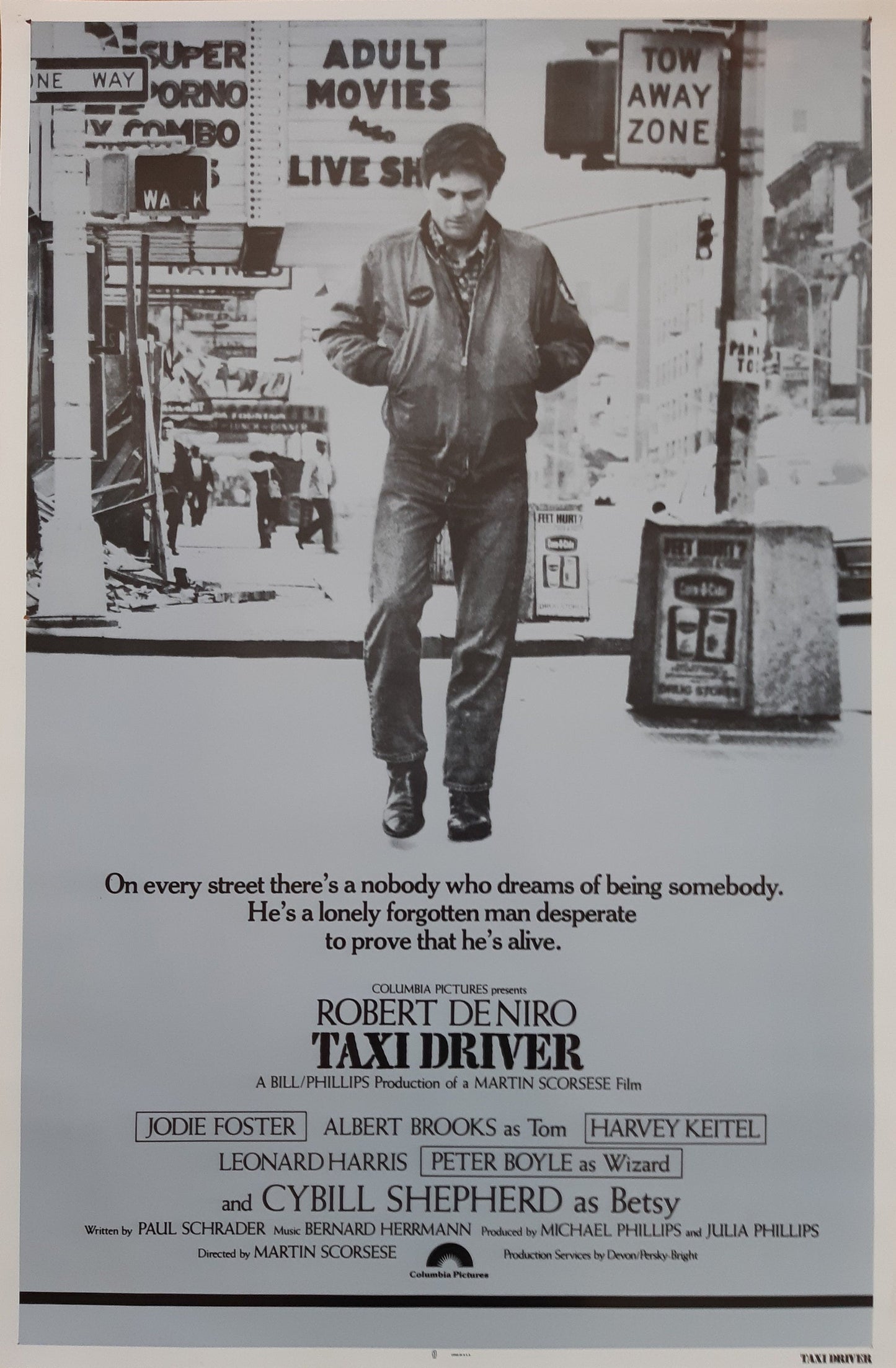 Taxi Driver Movie poster vintage reprint - 26.6"×40.2" (67.5×102cm)