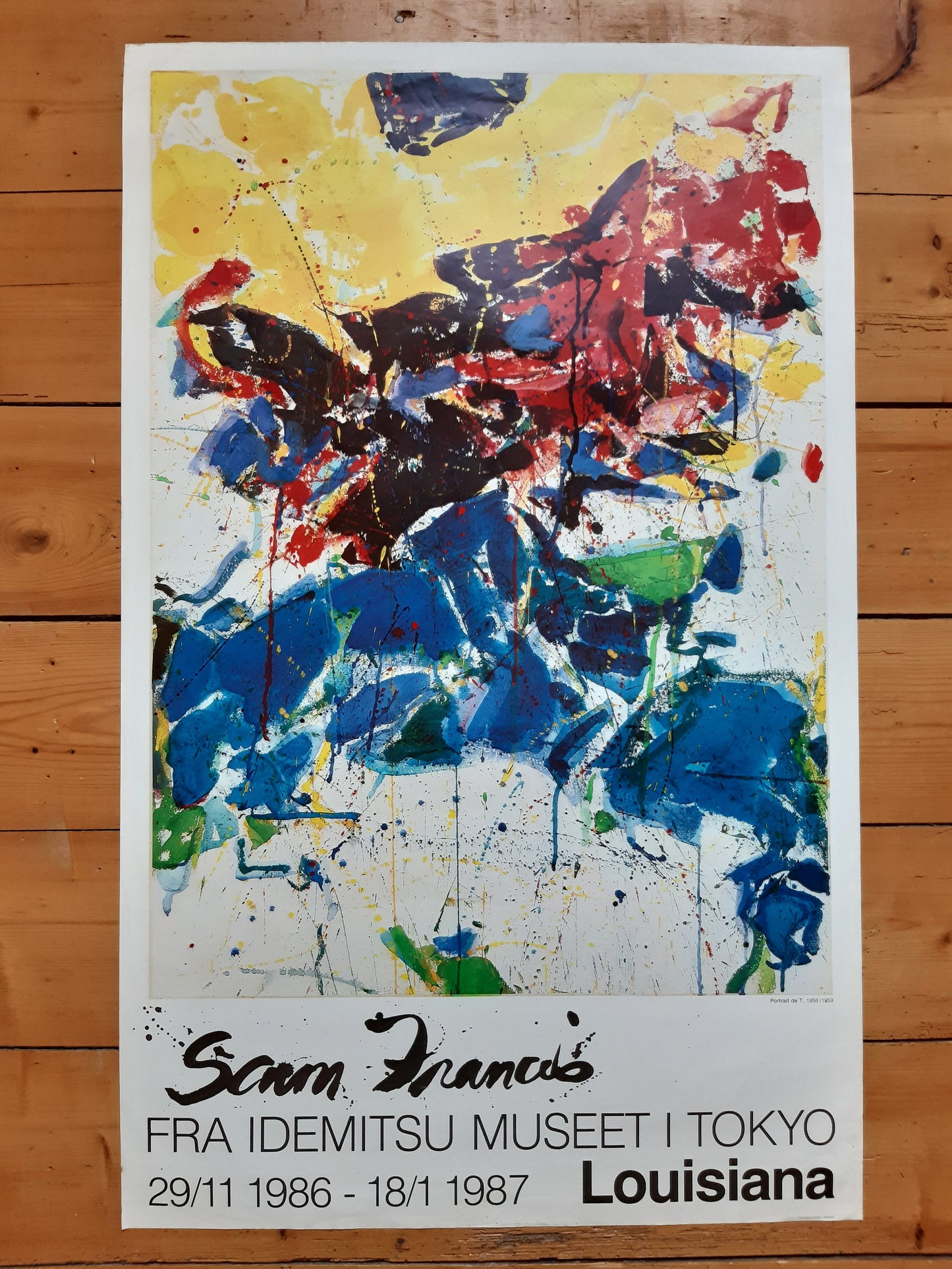 Sam Francis original art poster - 24.0"×39.2" (61×99.5cm)