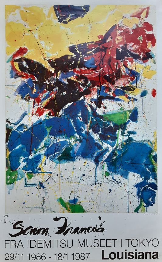 Sam Francis original art poster - 24.0"×39.2" (61×99.5cm)