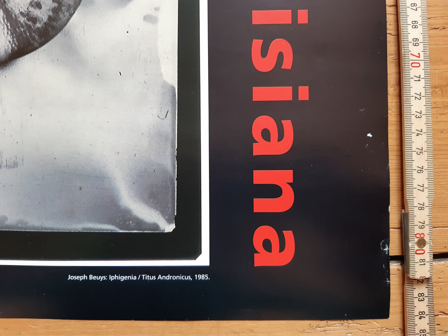 Joseph Beuys photo exhibition poster - 24.4"×33.3" (62×84.5cm)
