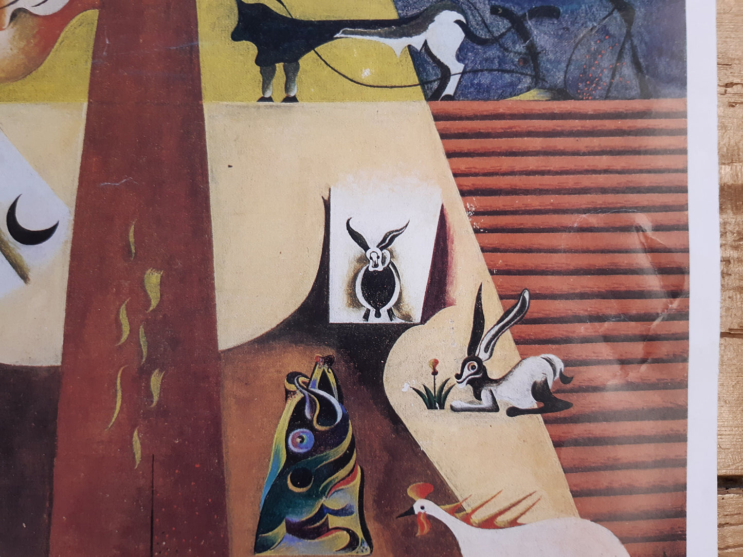 Miro vintage art poster - 28.7"×25.4" (73×64.5cm)