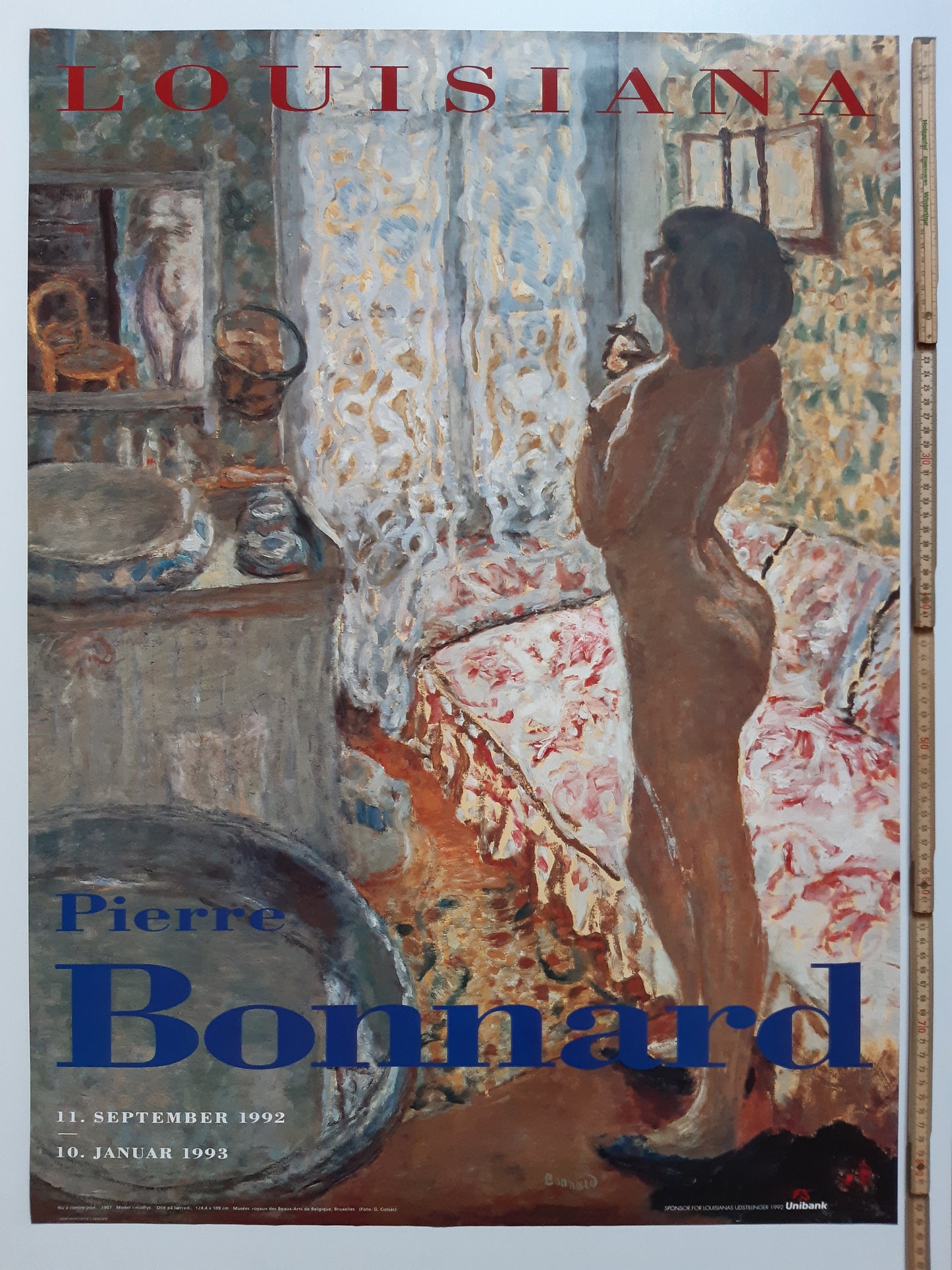 Pierre Bonnard original art poster - 24.2"×33.3" (61.5×84.5cm)